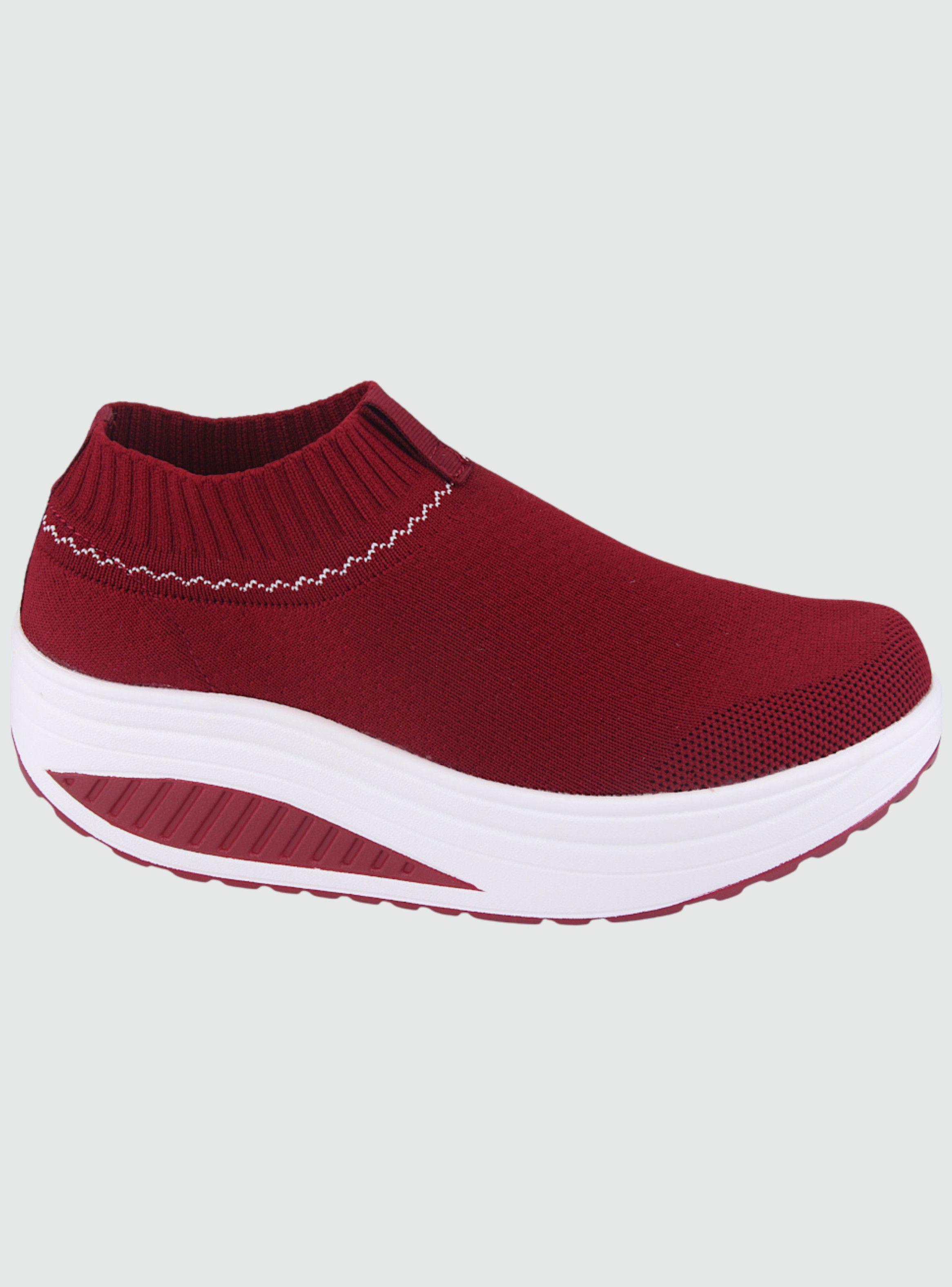 Zapatilla Funway Mujer Tija-6 Rojo Casual-0