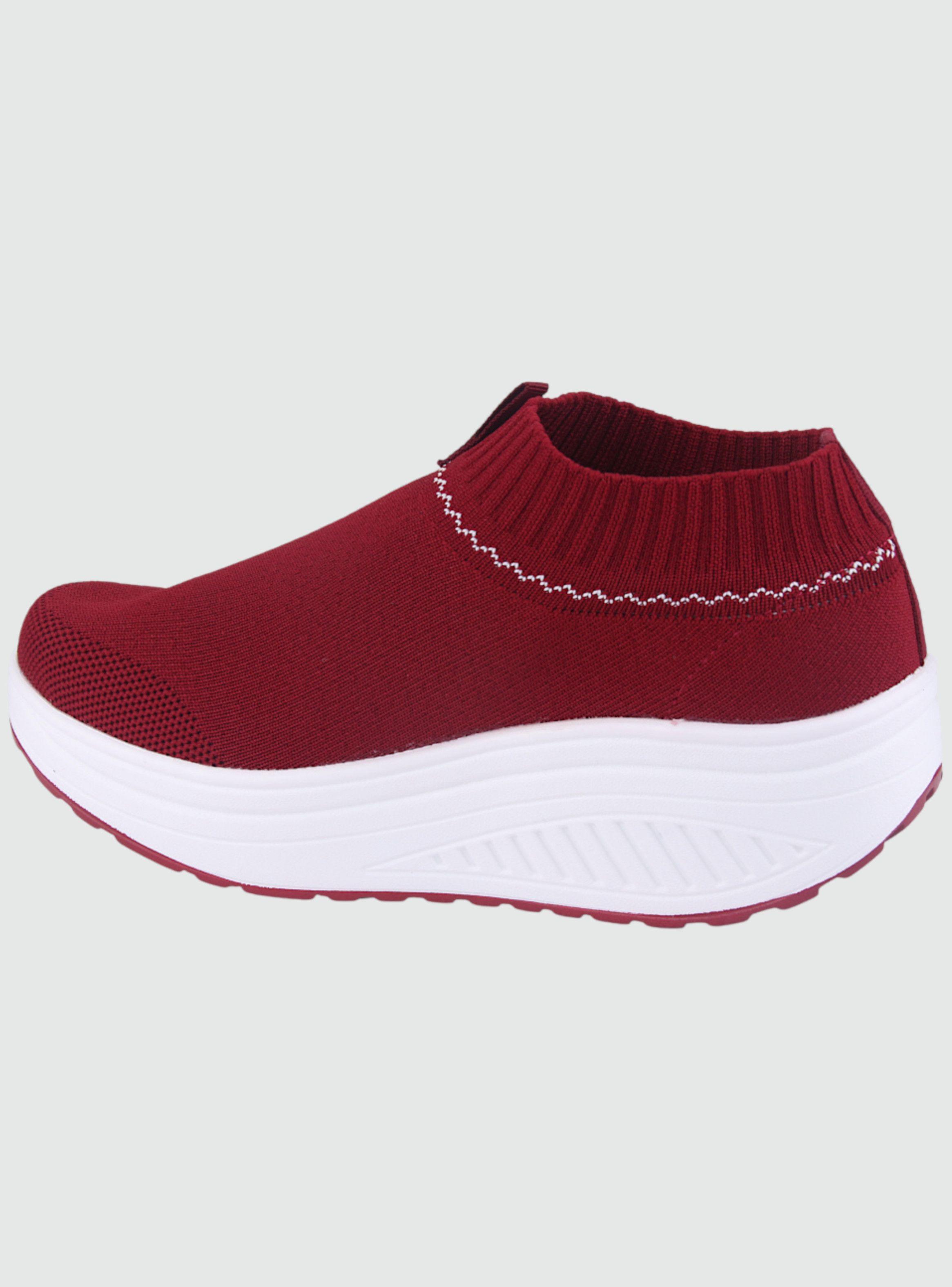 Zapatilla Funway Mujer Tija-6 Rojo Casual-1