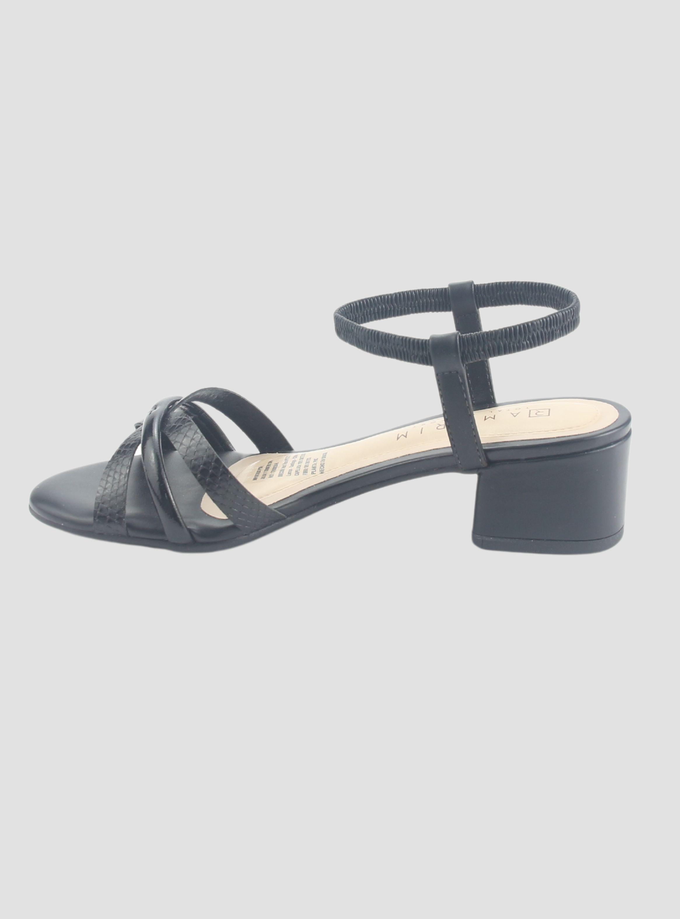 Sandalia Ramarim Mujer 245202 Negro Casual-1