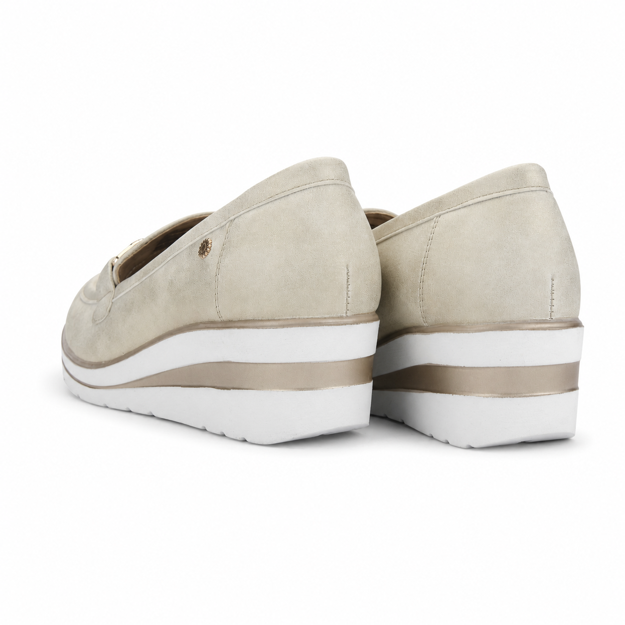 Mocasin Dorado Mujer Casual Chalada Zlat-6