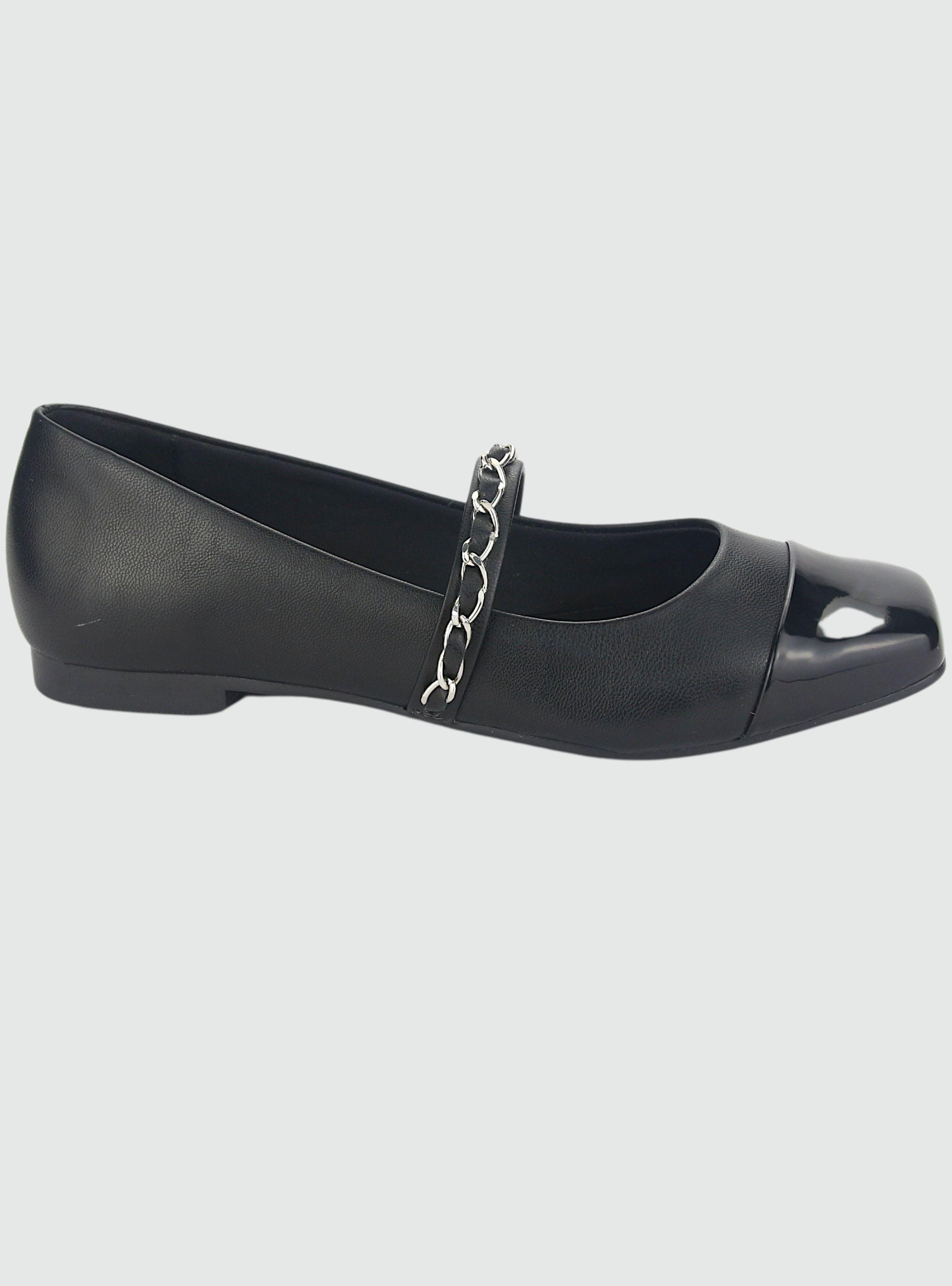 Zapato Via Marte Mujer 23-13206 V Preto Casual-0