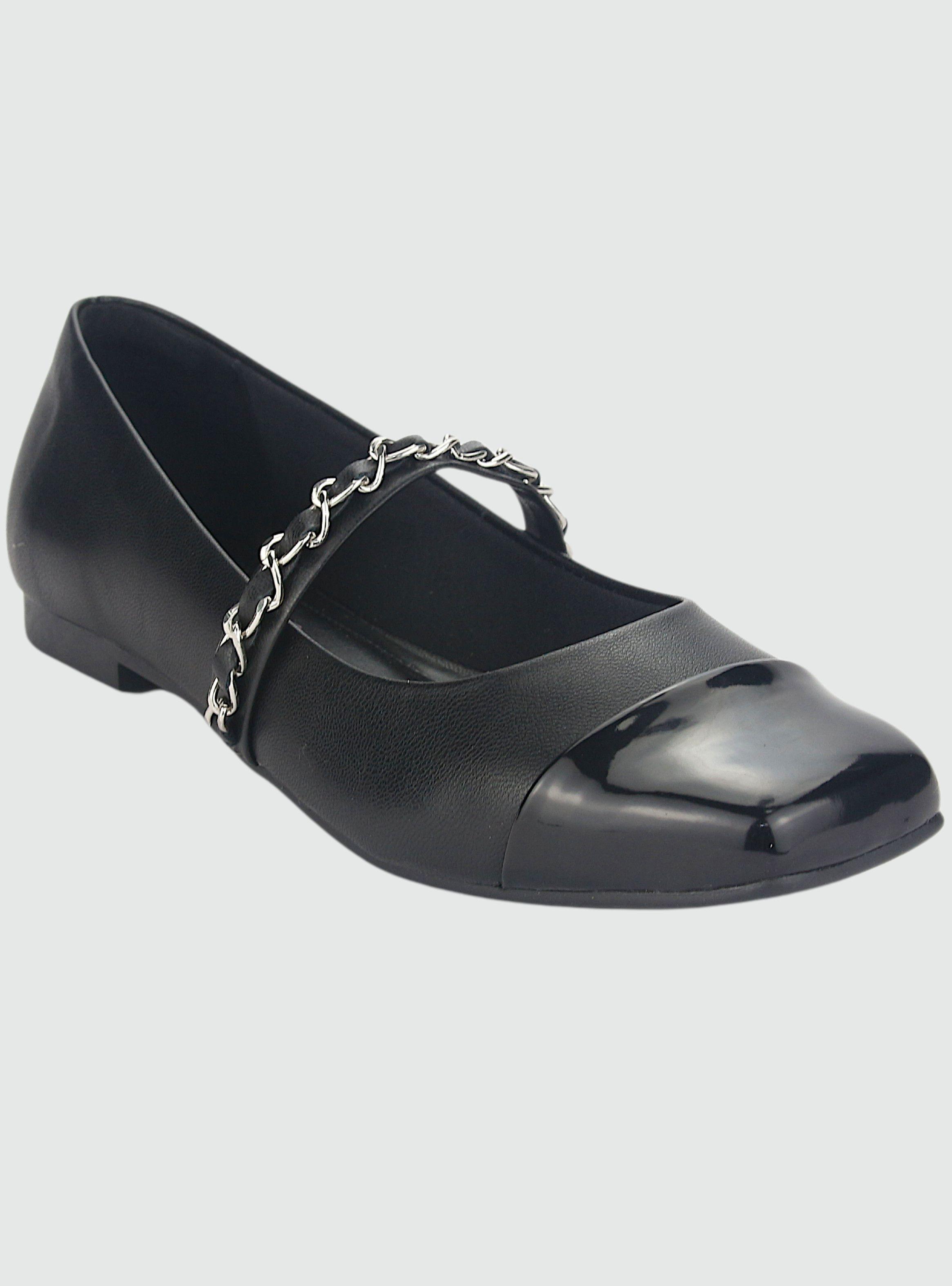 Zapato Via Marte Mujer 23-13206 V Preto Casual-2