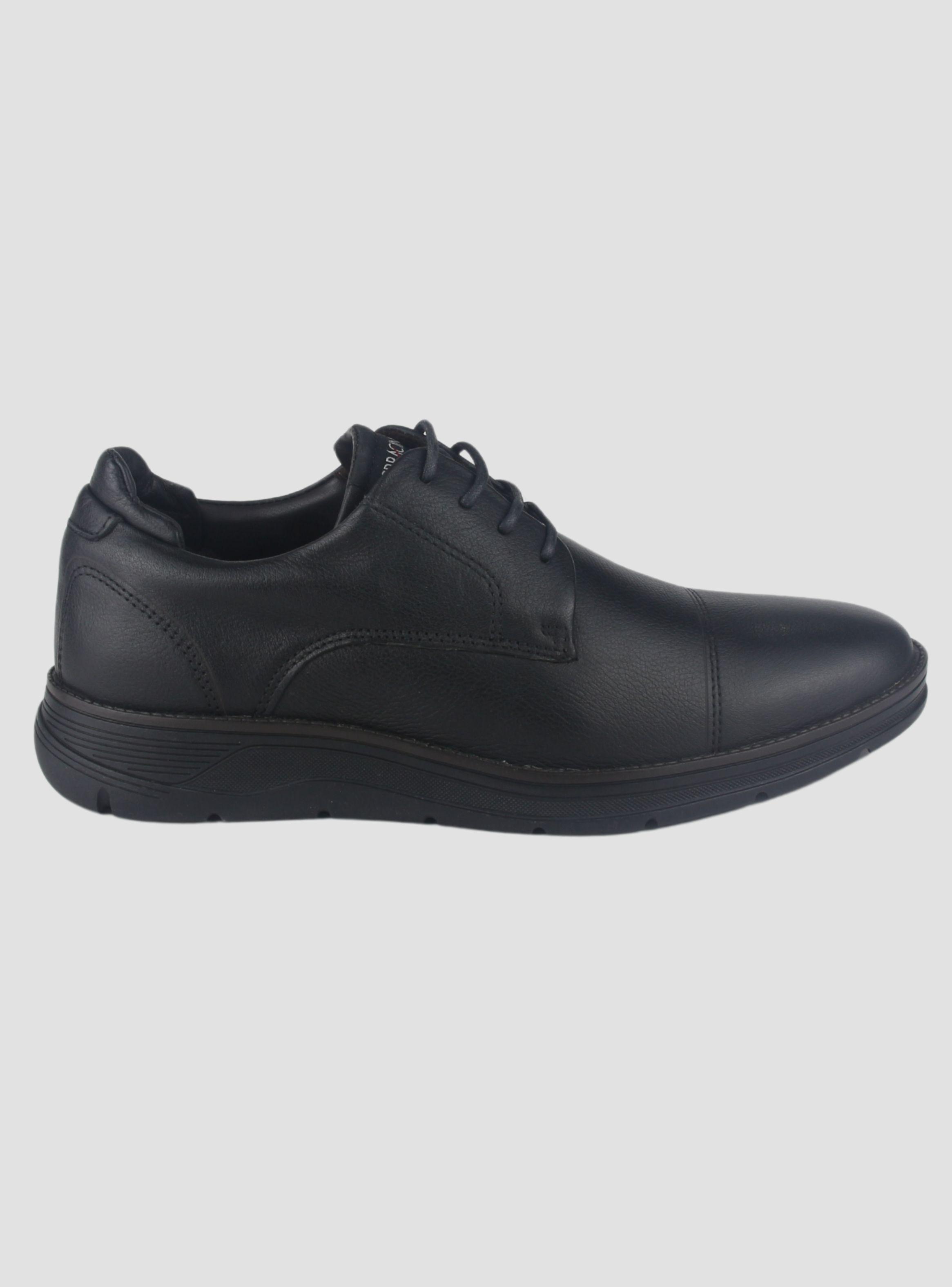 Zapato Ferracini Hombre 5541 Fluence Negro Matte Casual-0