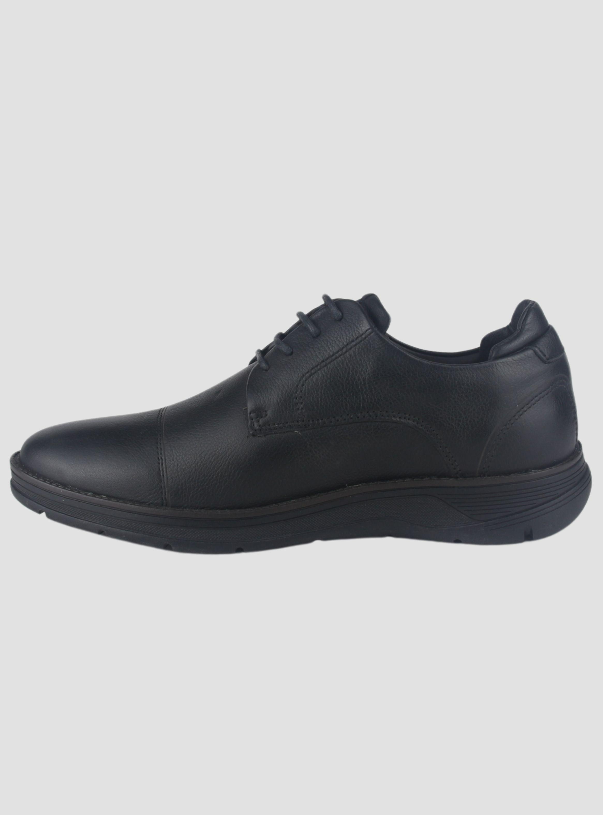 Zapato Ferracini Hombre 5541 Fluence Negro Matte Casual-1