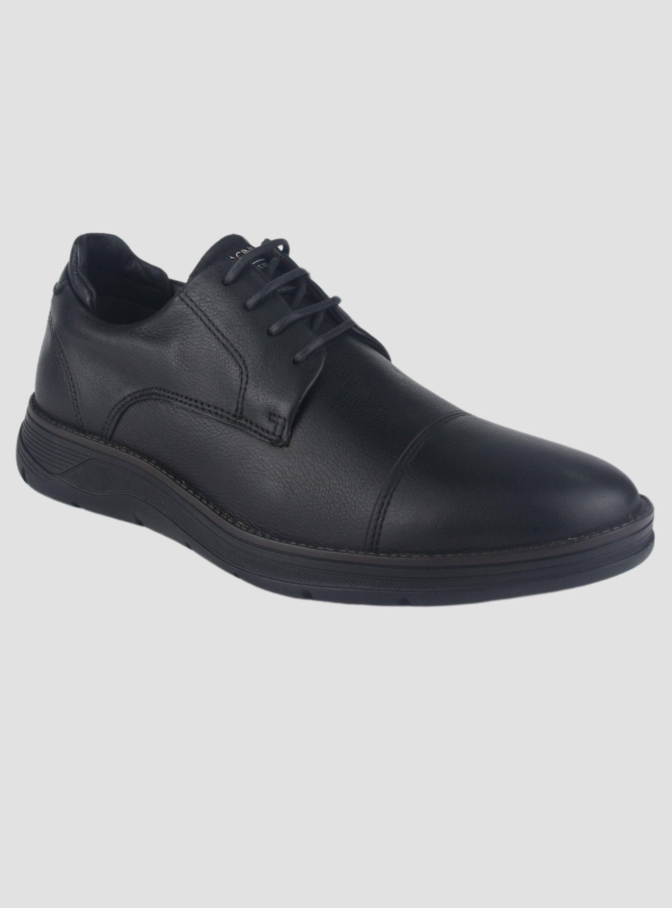 Zapato Ferracini Hombre 5541 Fluence Negro Matte Casual-2
