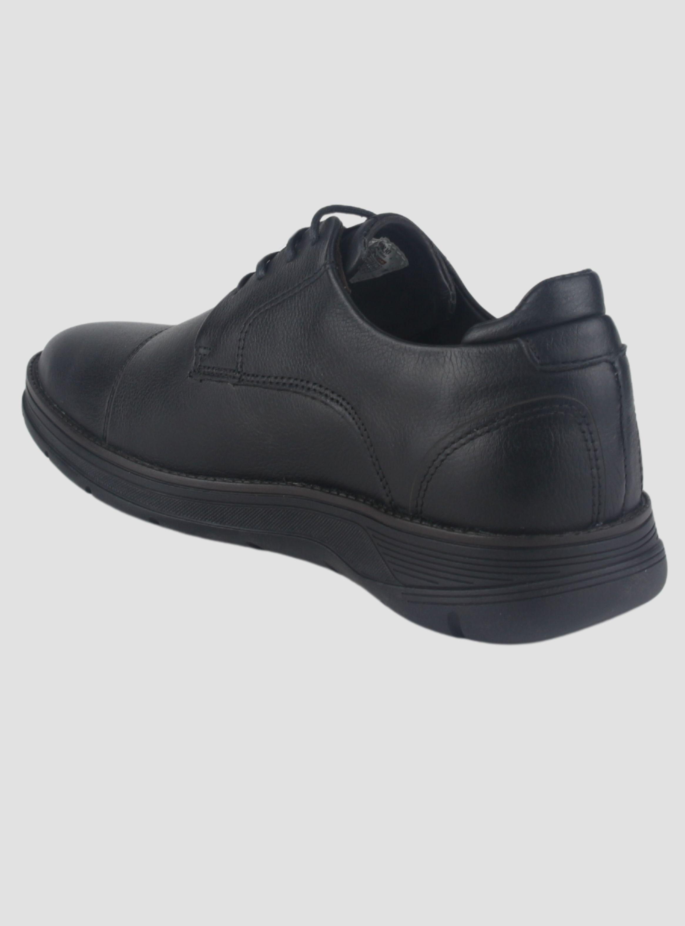 Zapato Ferracini Hombre 5541 Fluence Negro Matte Casual-3