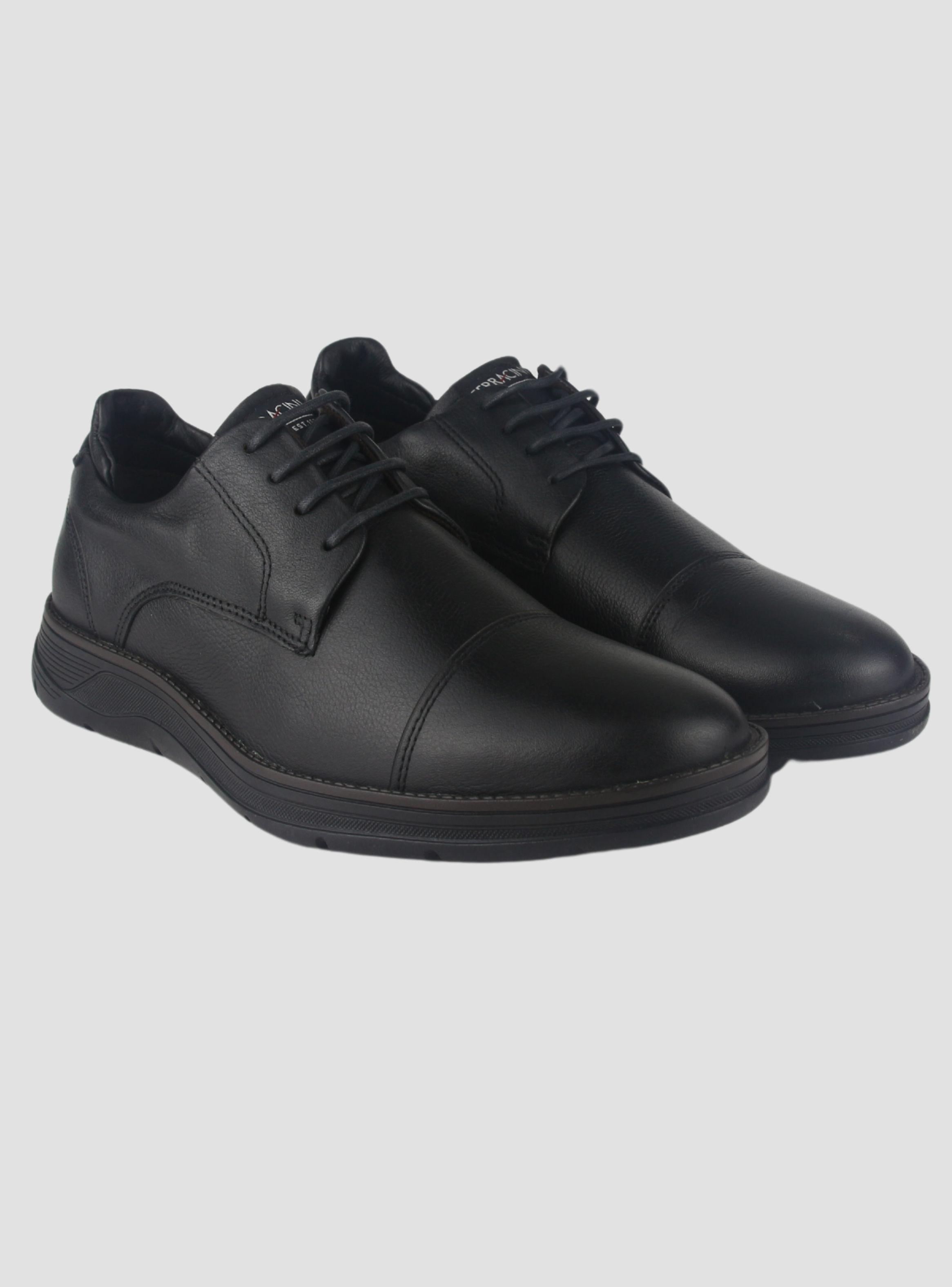 Zapato Ferracini Hombre 5541 Fluence Negro Matte Casual-4