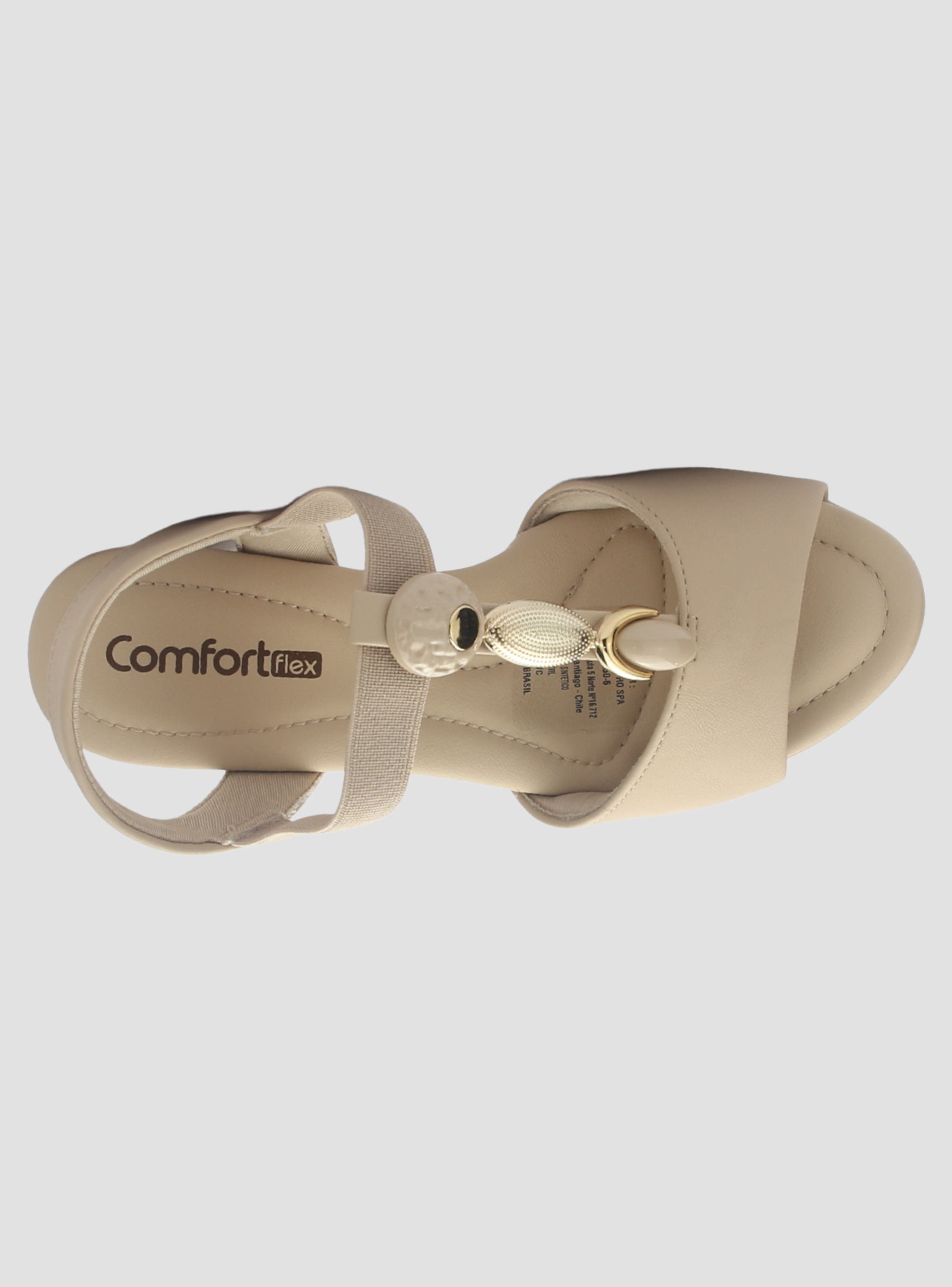 Sandalia Mujer Beige Oscuro Comfortflex 2557403 Casual-4