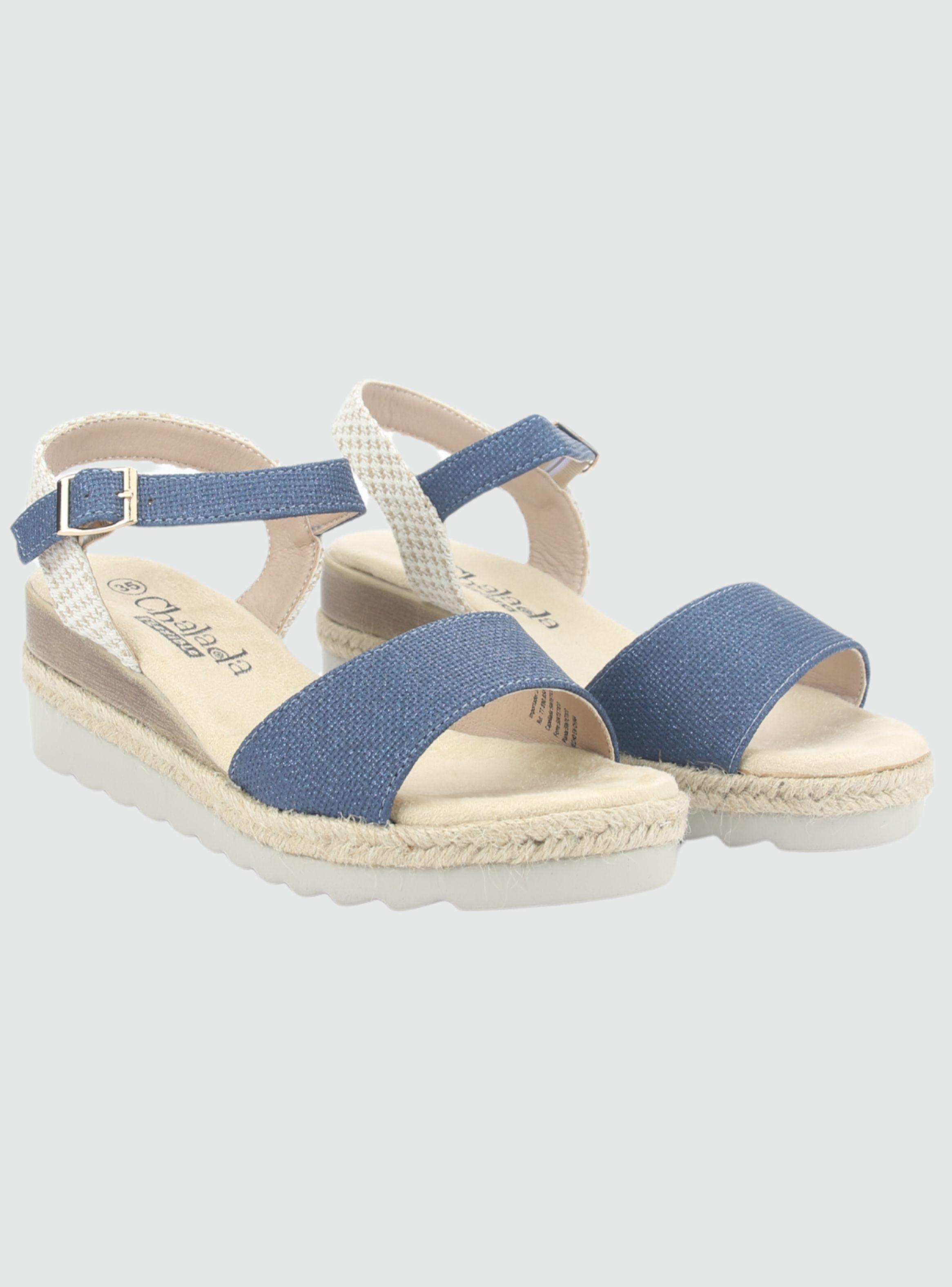 Sandalia Chalada Mujer Garda-1 Azul Casual-4