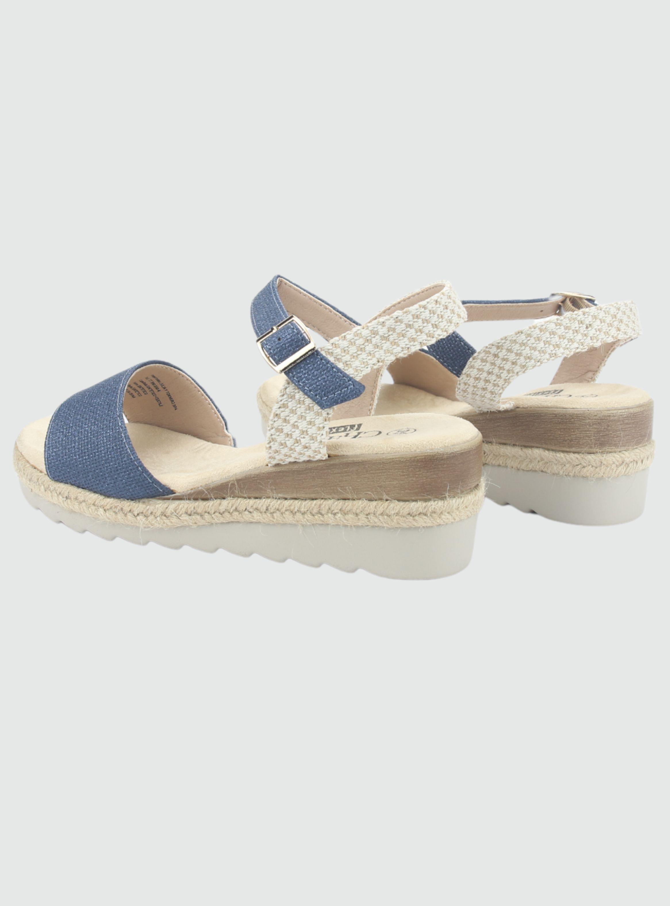 Sandalia Chalada Mujer Garda-1 Azul Casual-5