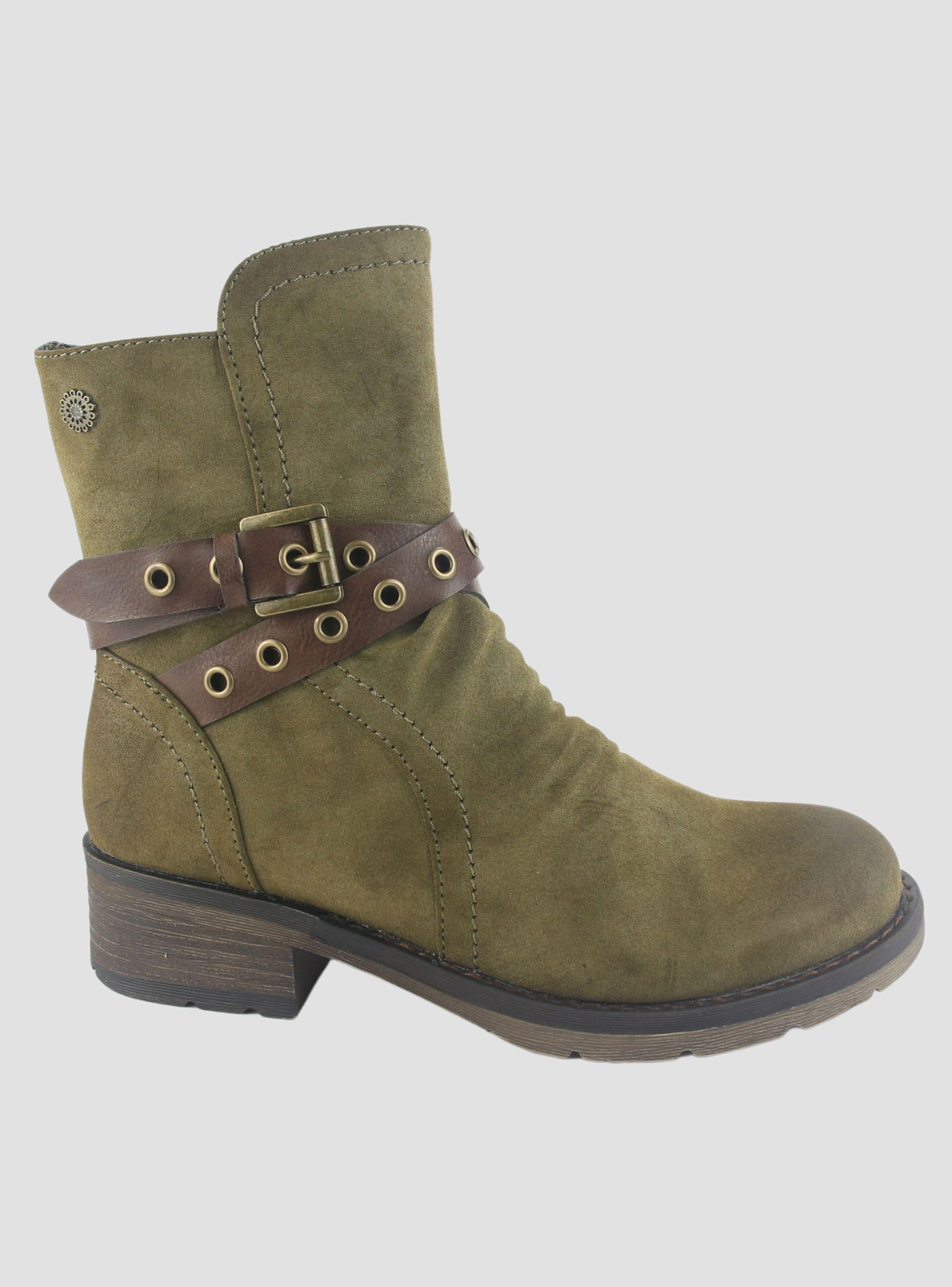 Botin Chalada Mujer Torri-29 Oliva Casual-0