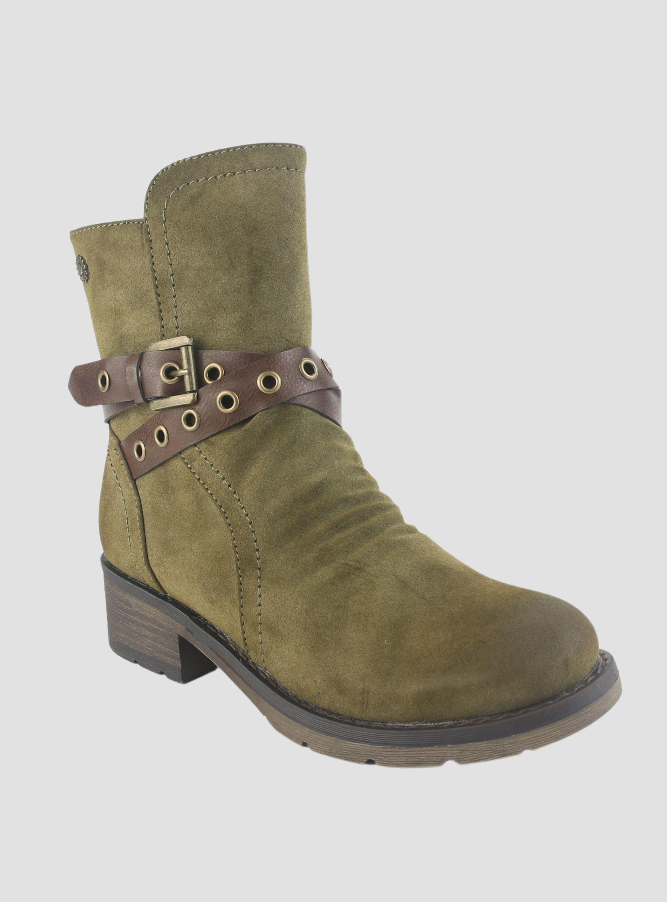 Botin Chalada Mujer Torri-29 Oliva Casual-2