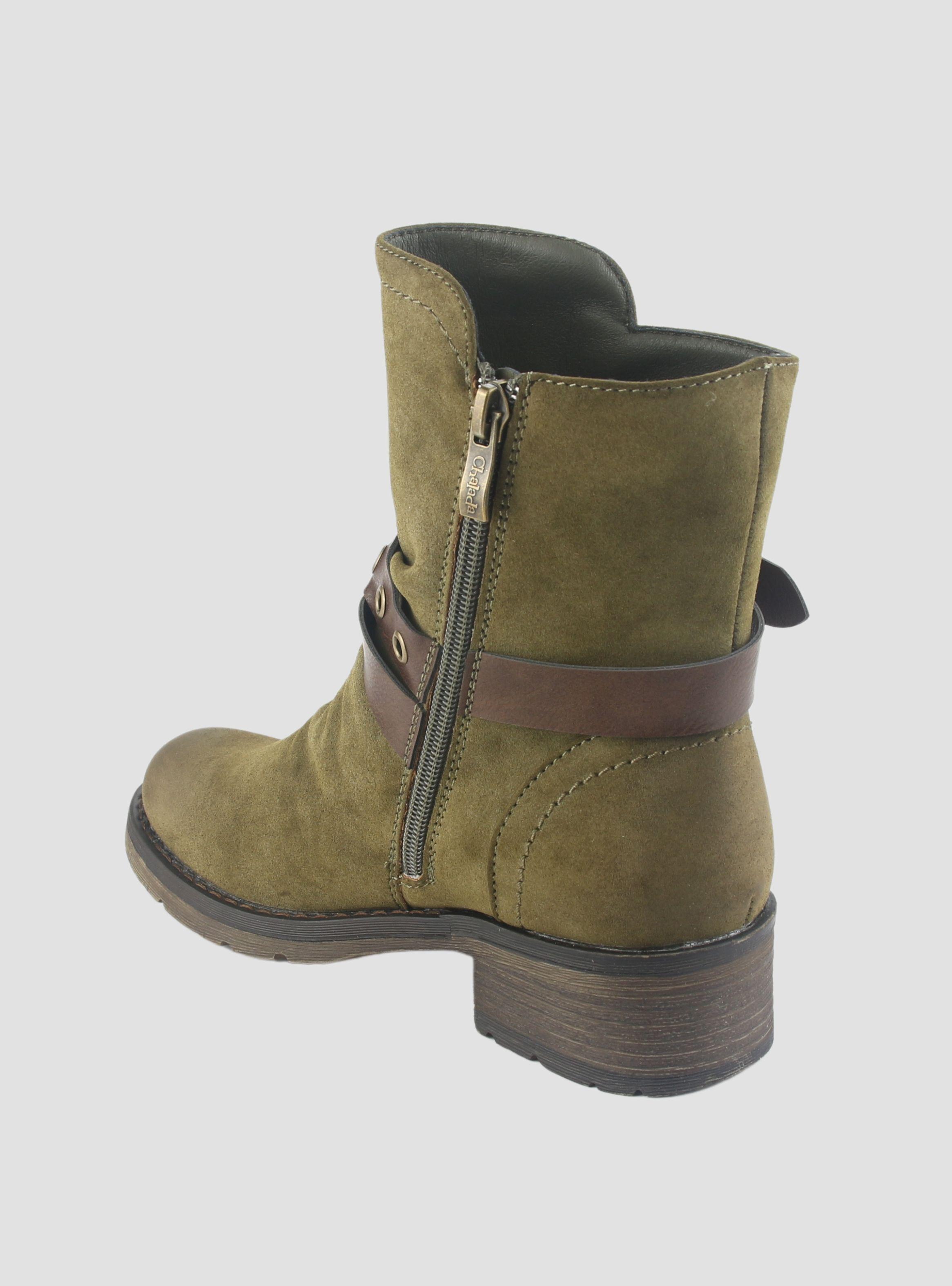 Botin Chalada Mujer Torri-29 Oliva Casual-3