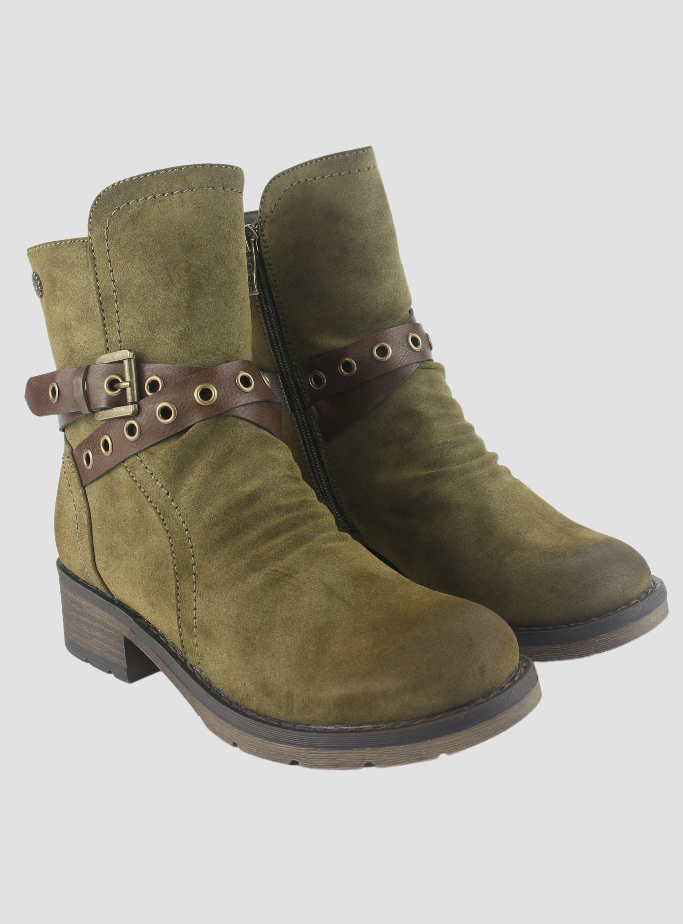 Botin Chalada Mujer Torri-29 Oliva Casual-4