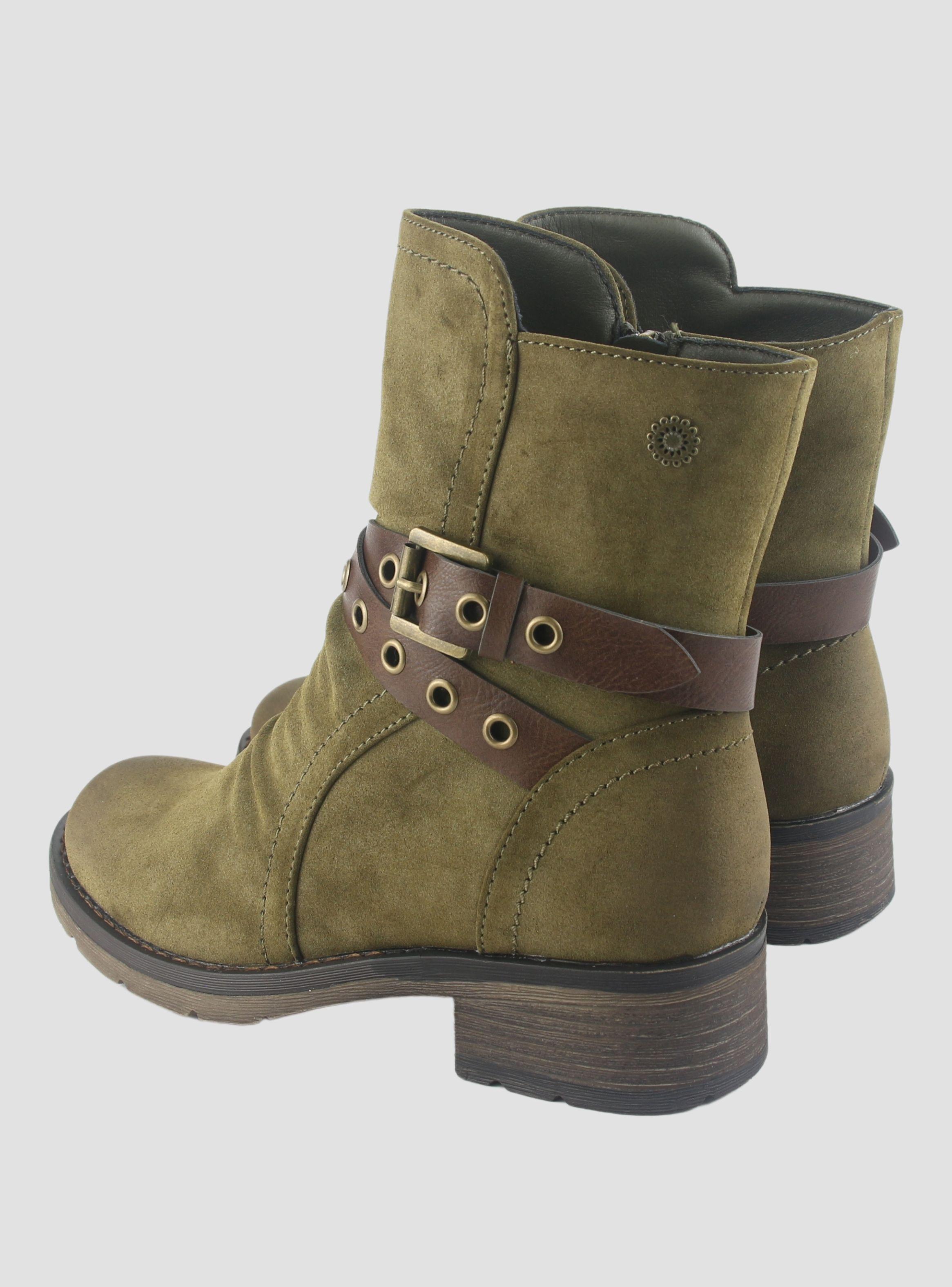 Botin Chalada Mujer Torri-29 Oliva Casual-5