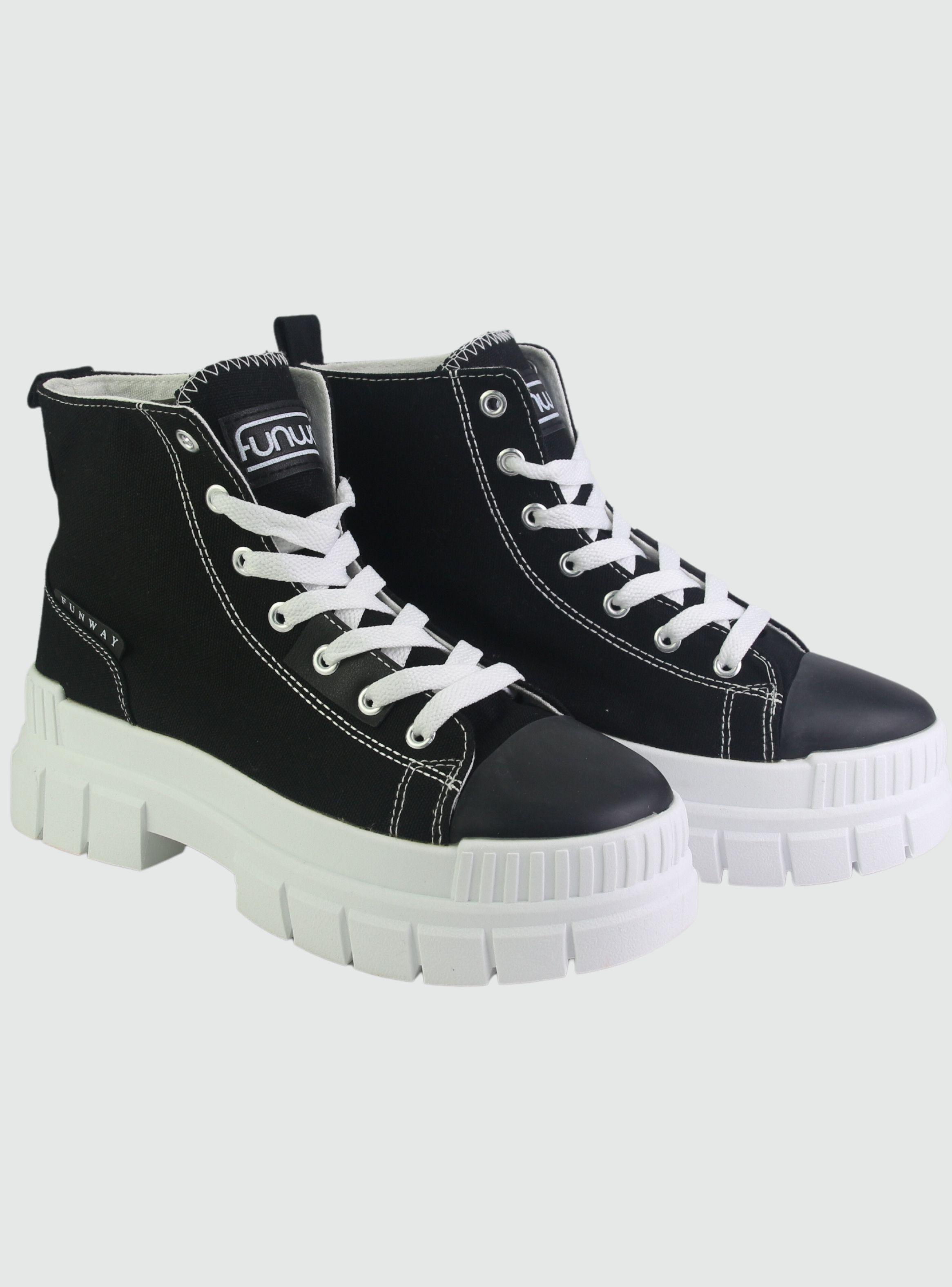 Zapatilla Funway Mujer Best-1 Negro Urbano-4