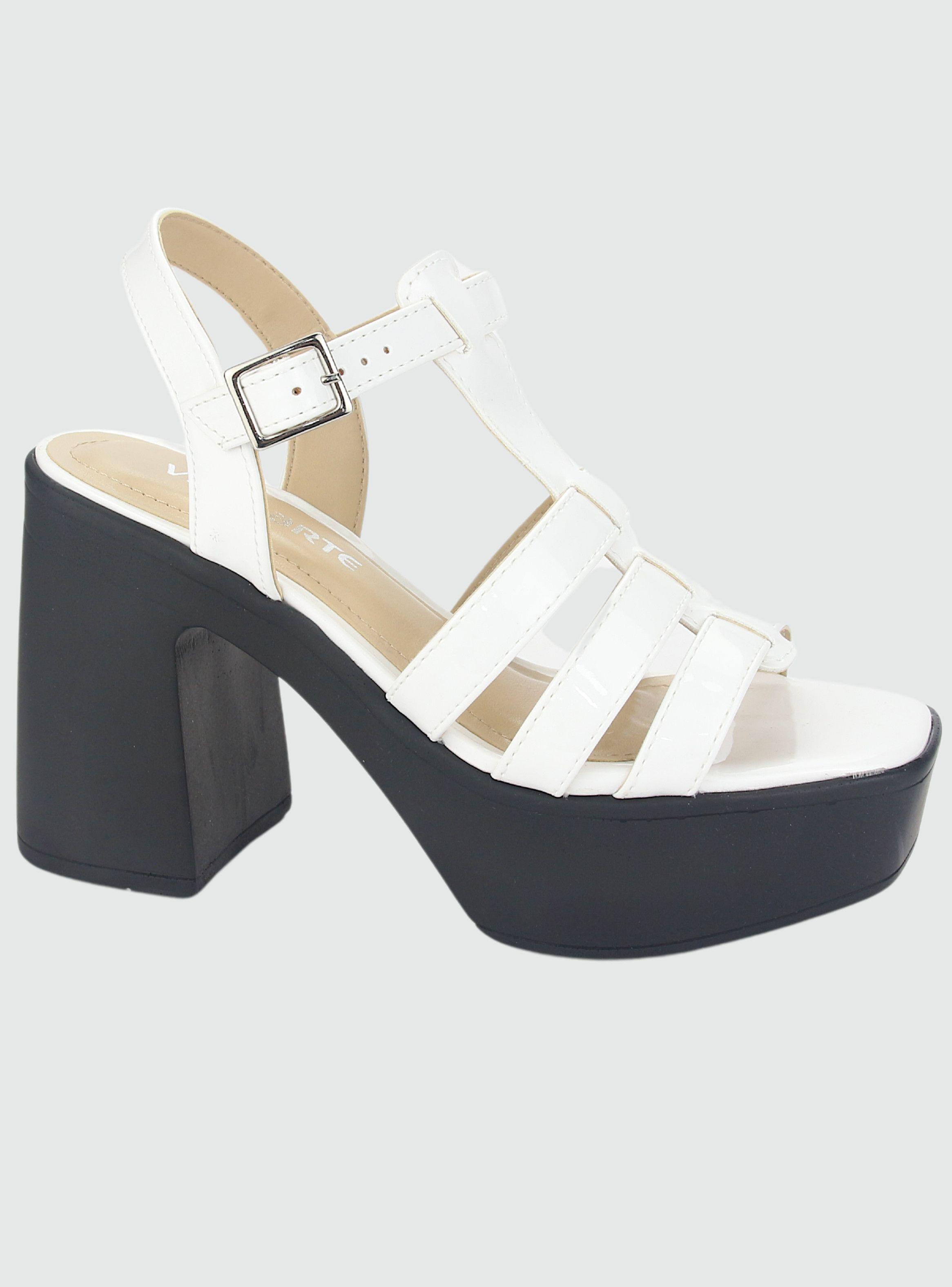 Sandalia Via Marte Mujer 23-11104 V Branco Casual-0