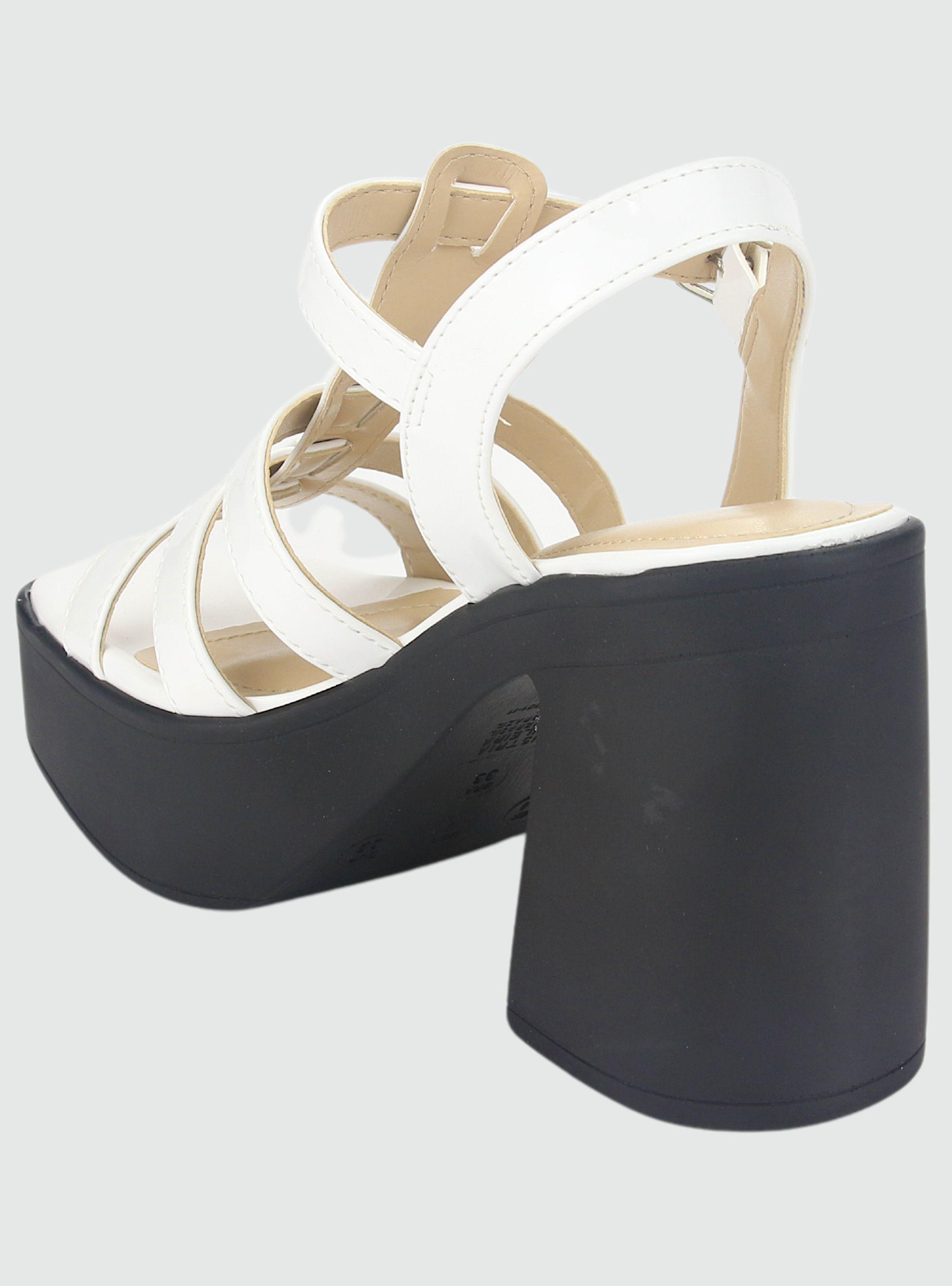 Sandalia Via Marte Mujer 23-11104 V Branco Casual-3