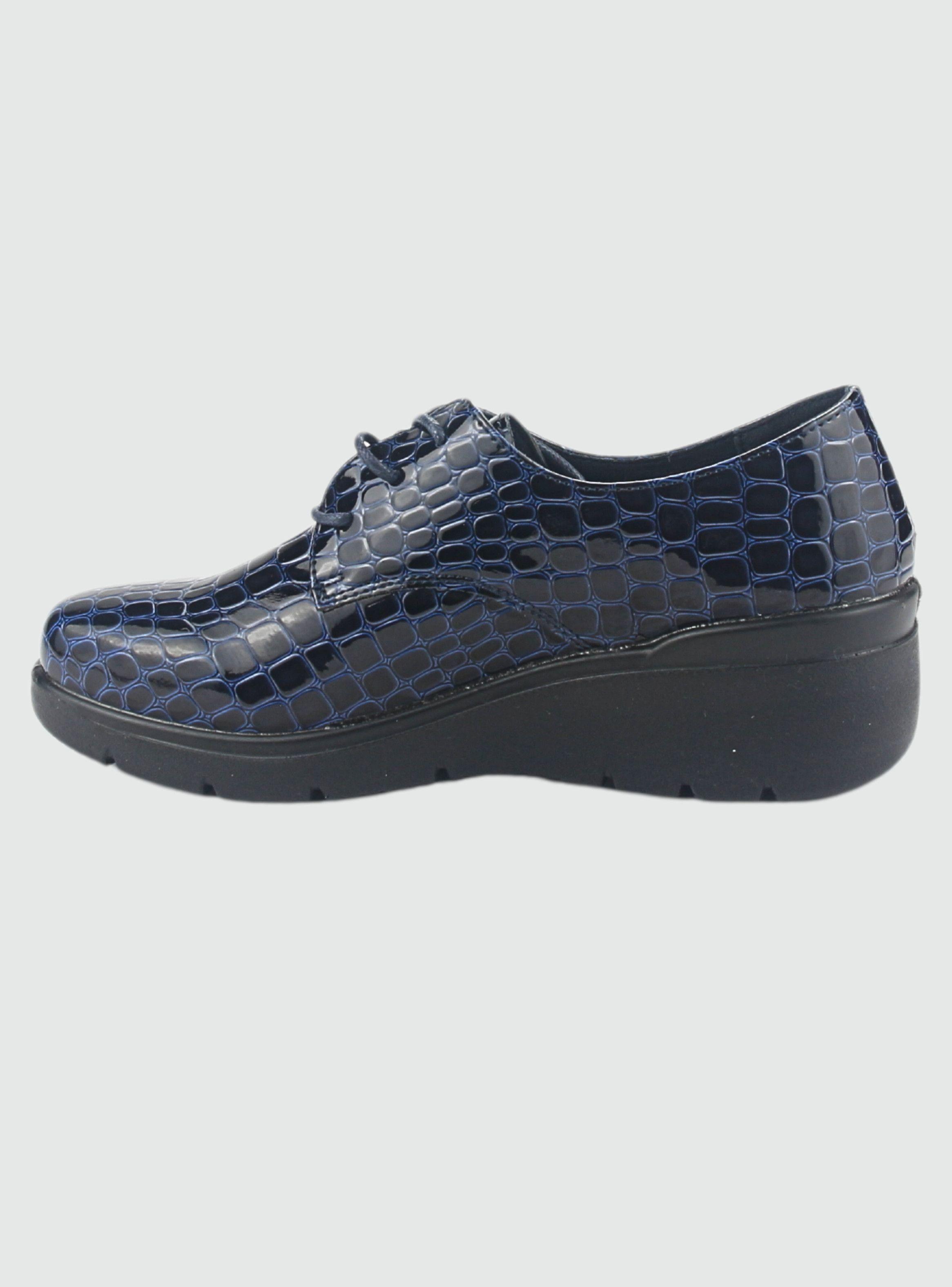 Zapato Chalada Mujer Mara-1 Azul Marino Casual-1