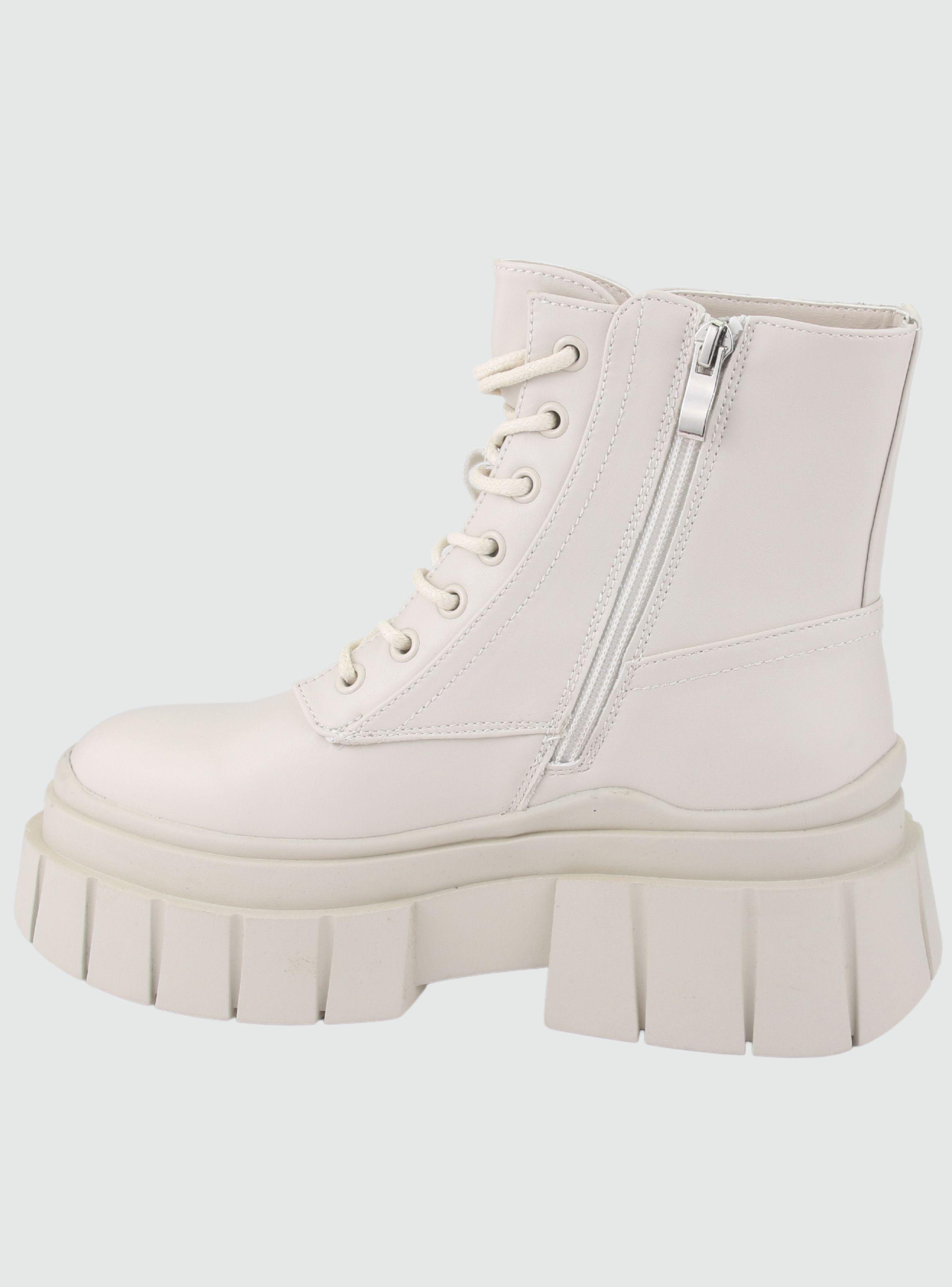 Botin Chalada Mujer Nuria-1 Beige Casual-1