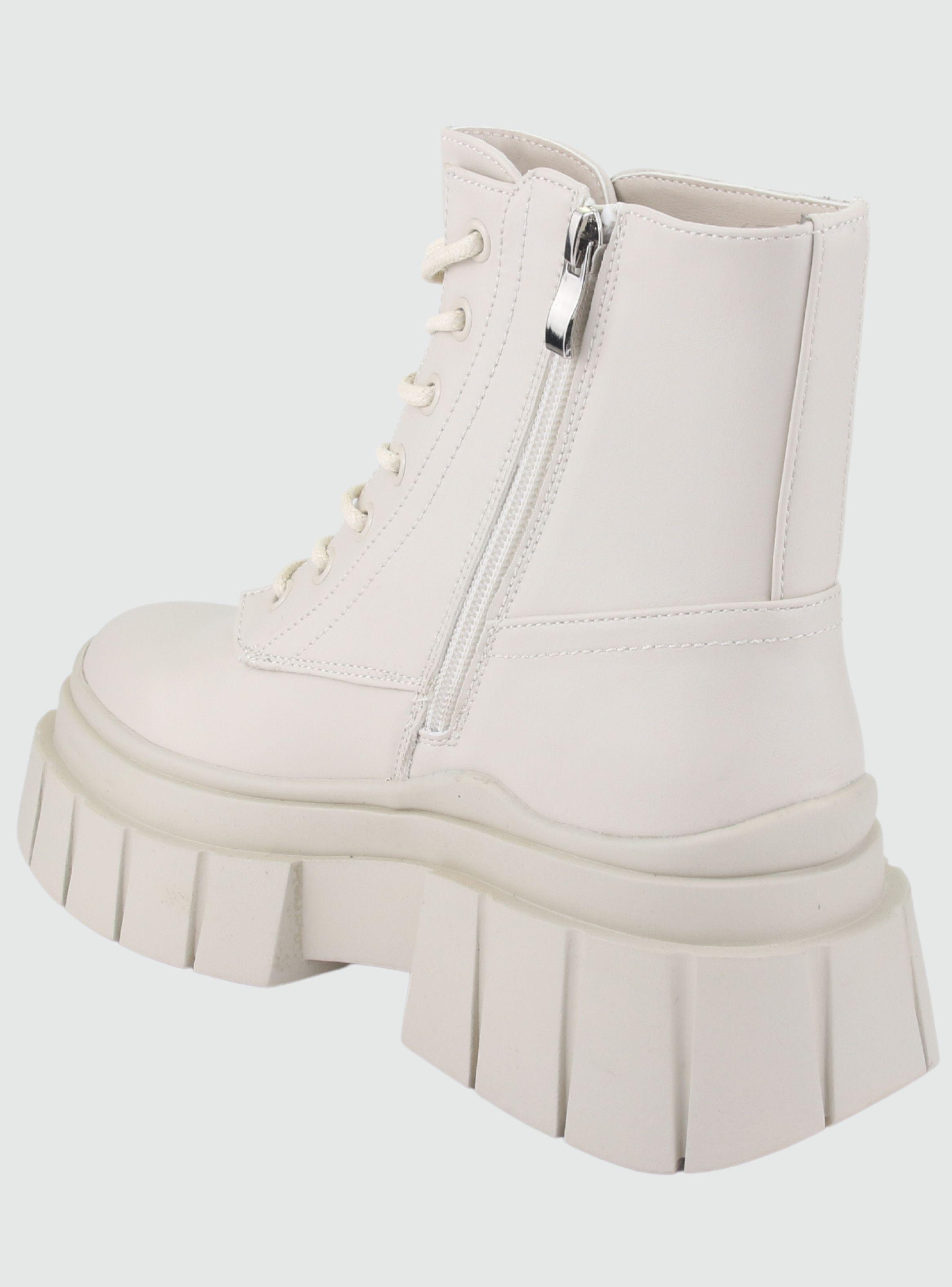 Botin Chalada Mujer Nuria-1 Beige Casual-3