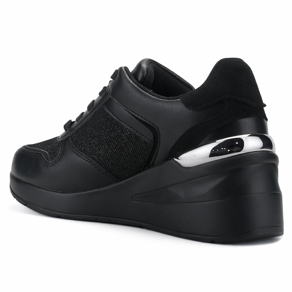 Zapatilla Negro Mujer Casual Chalada June-3