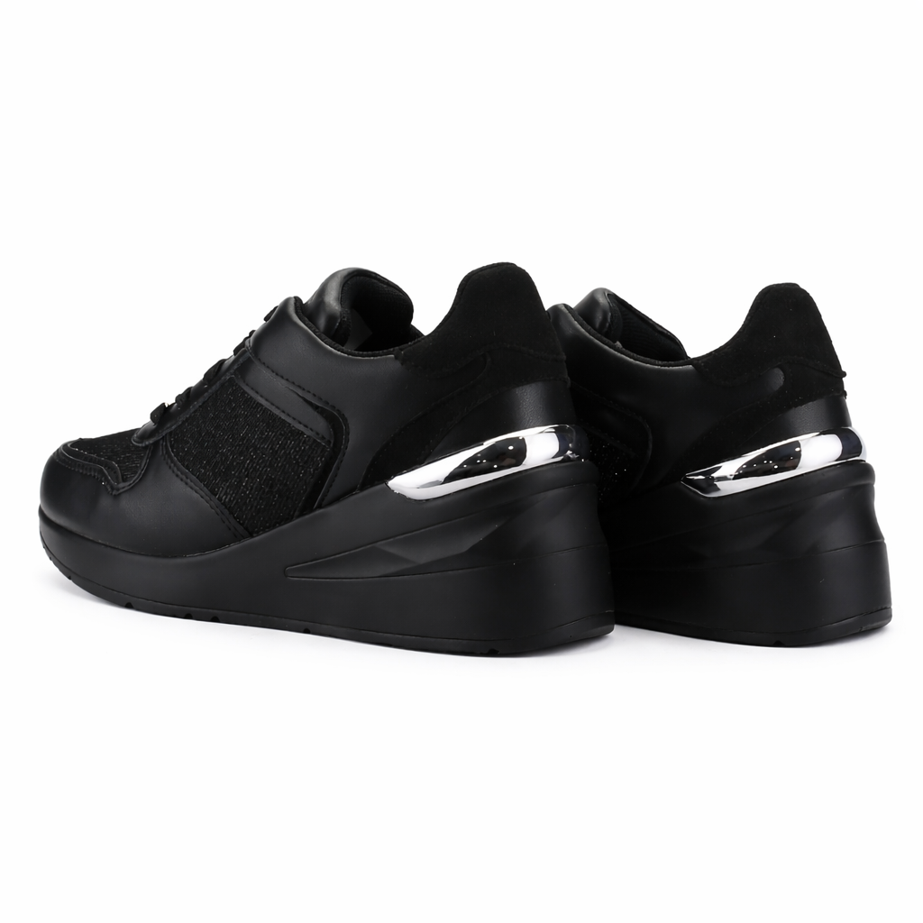 Zapatilla Negro Mujer Casual Chalada June-6