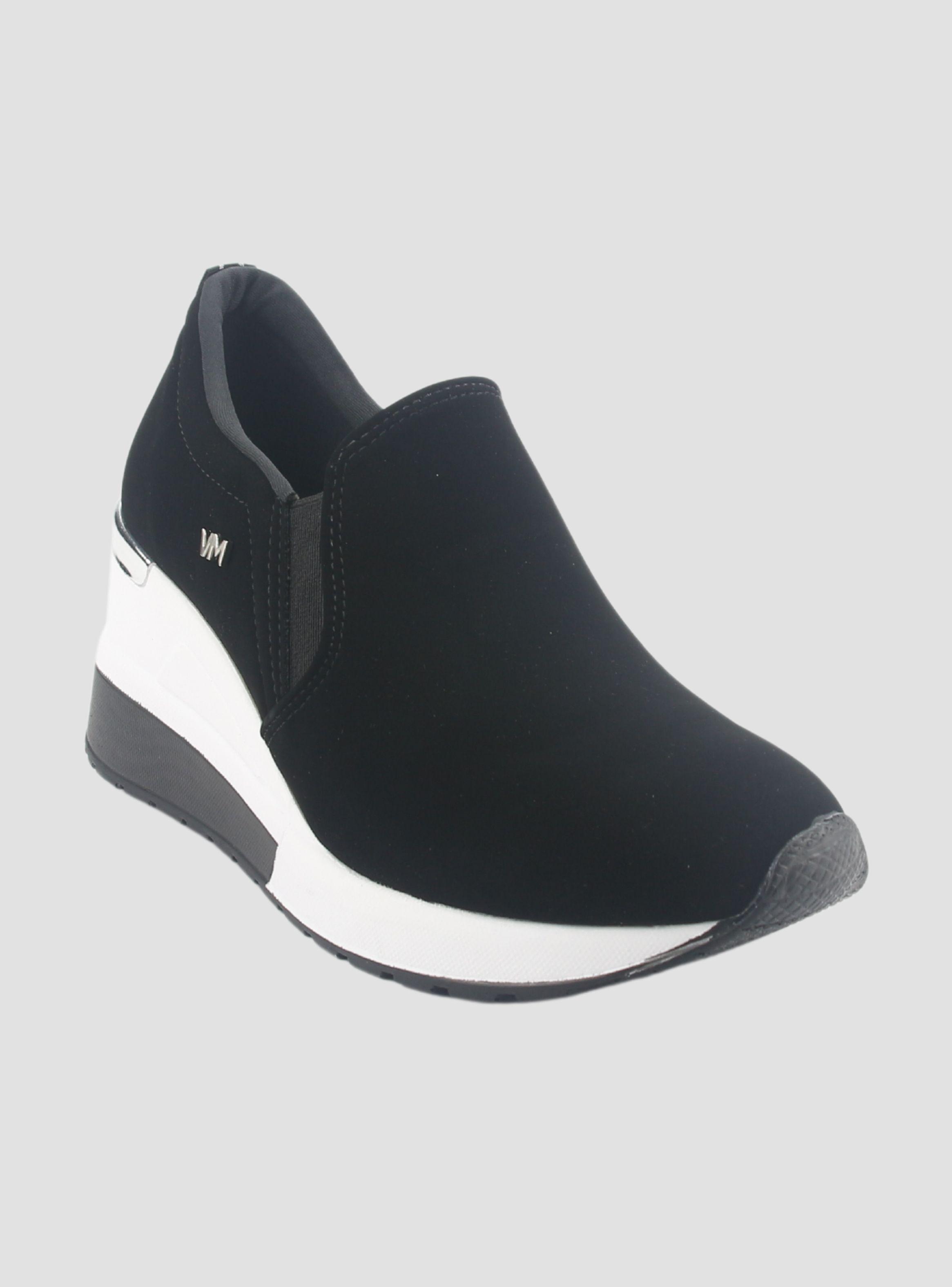 Zapatilla Via Marte Mujer 046-002-01 Negro Casual-2