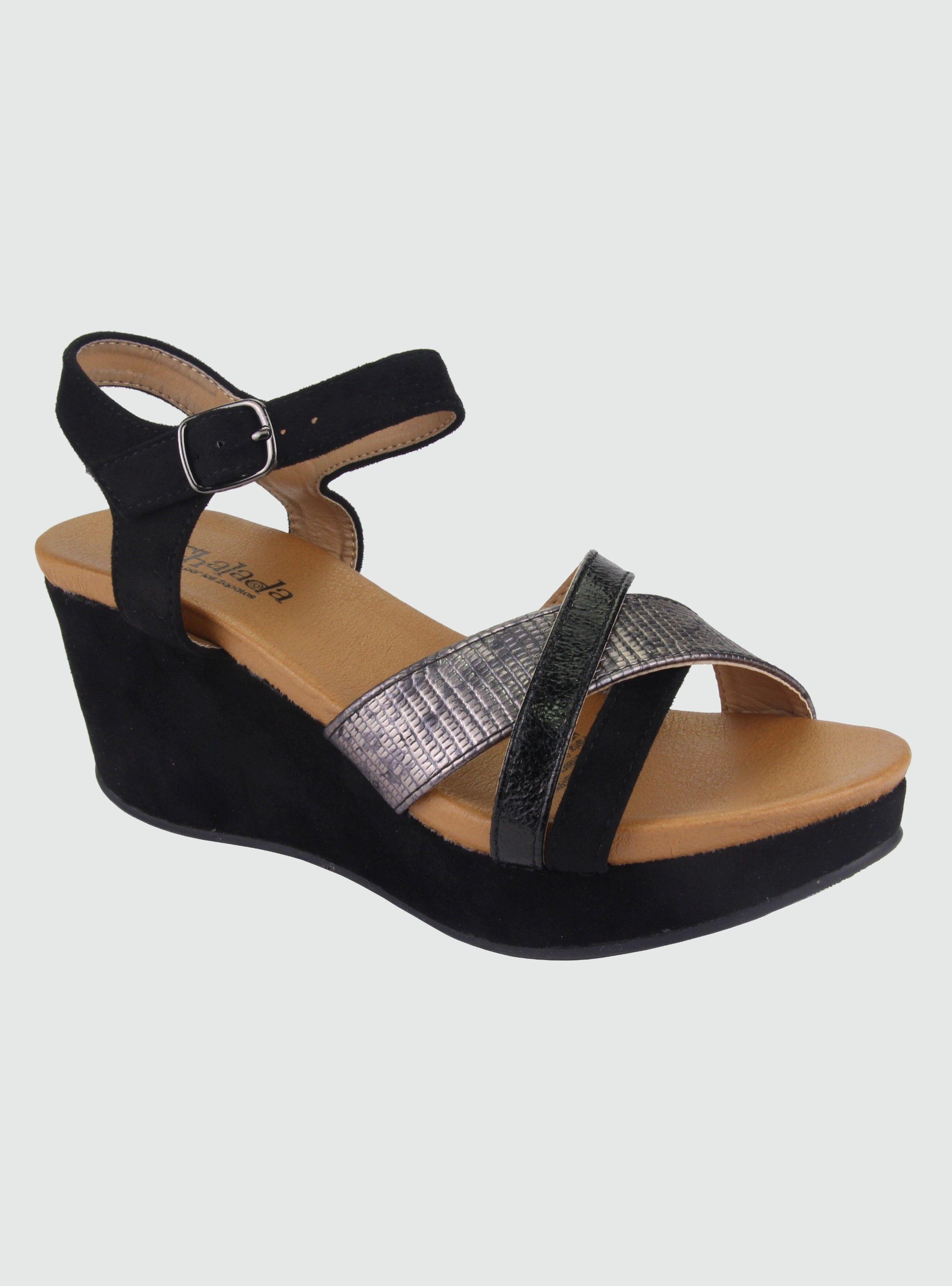 Sandalia Chalada Mujer Gitana-34 Negro Moda-0