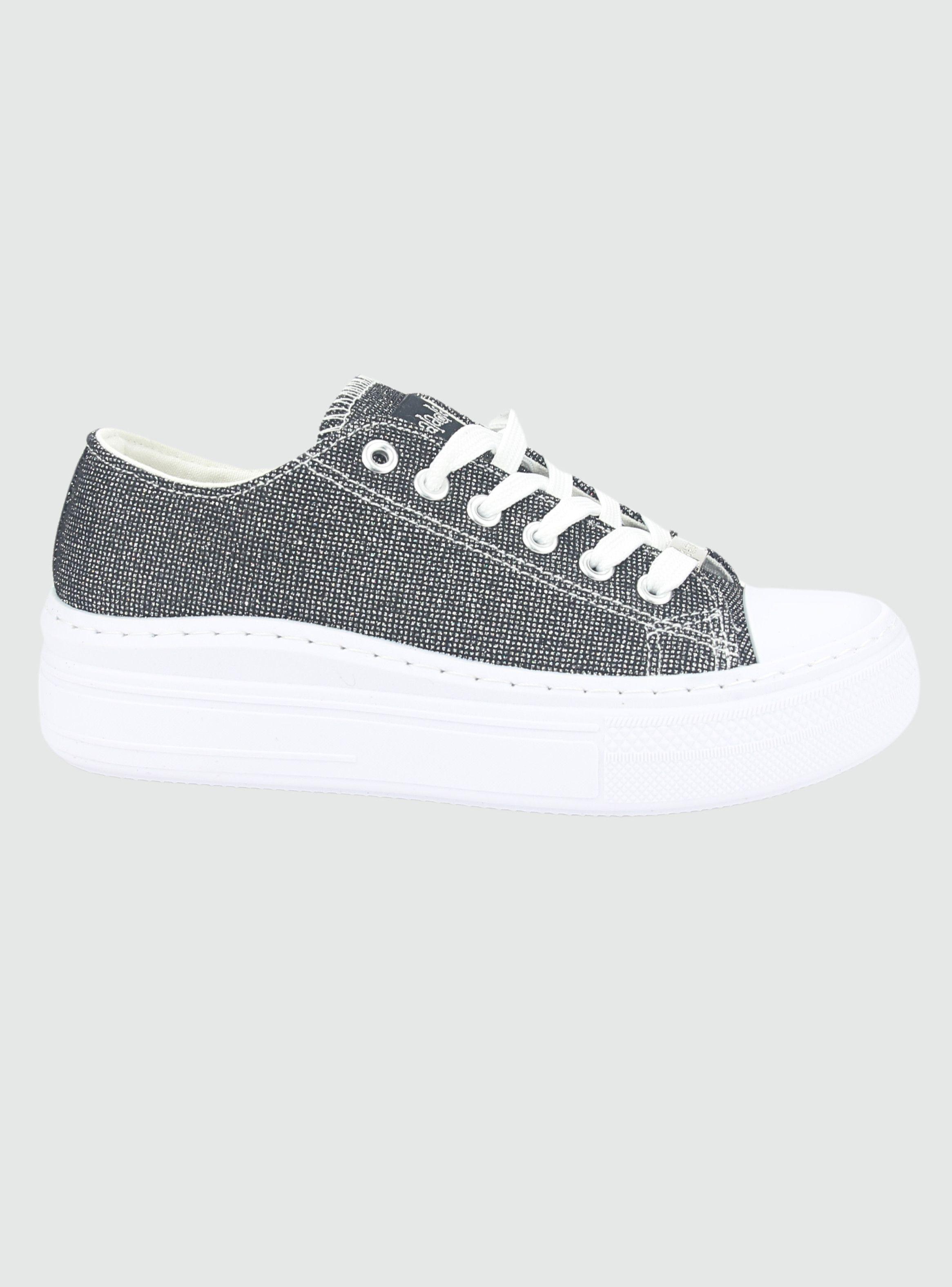 Zapatilla Chalada Mujer Clu-11 Negro Urbano-0