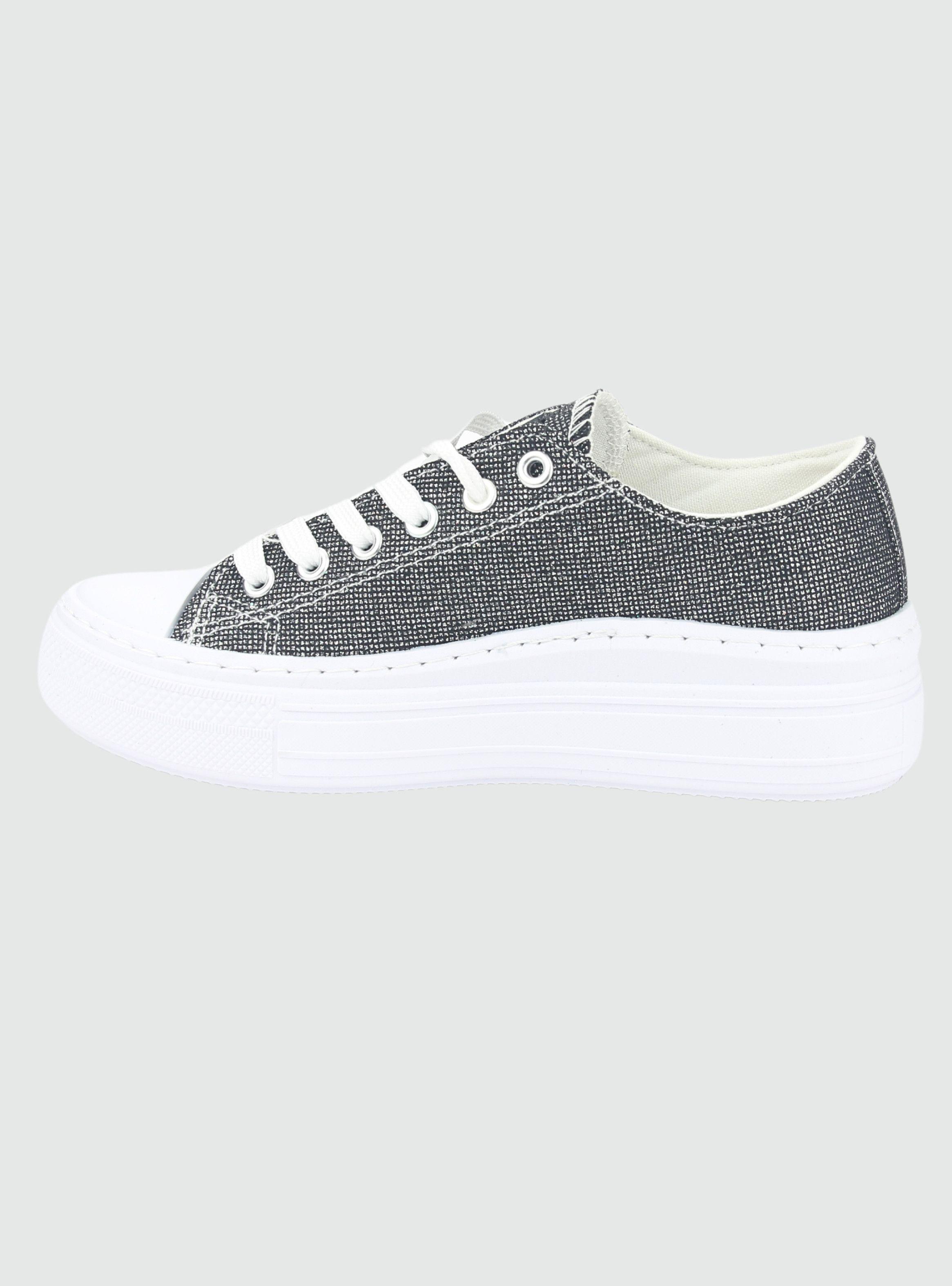 Zapatilla Chalada Mujer Clu-11 Negro Urbano-1