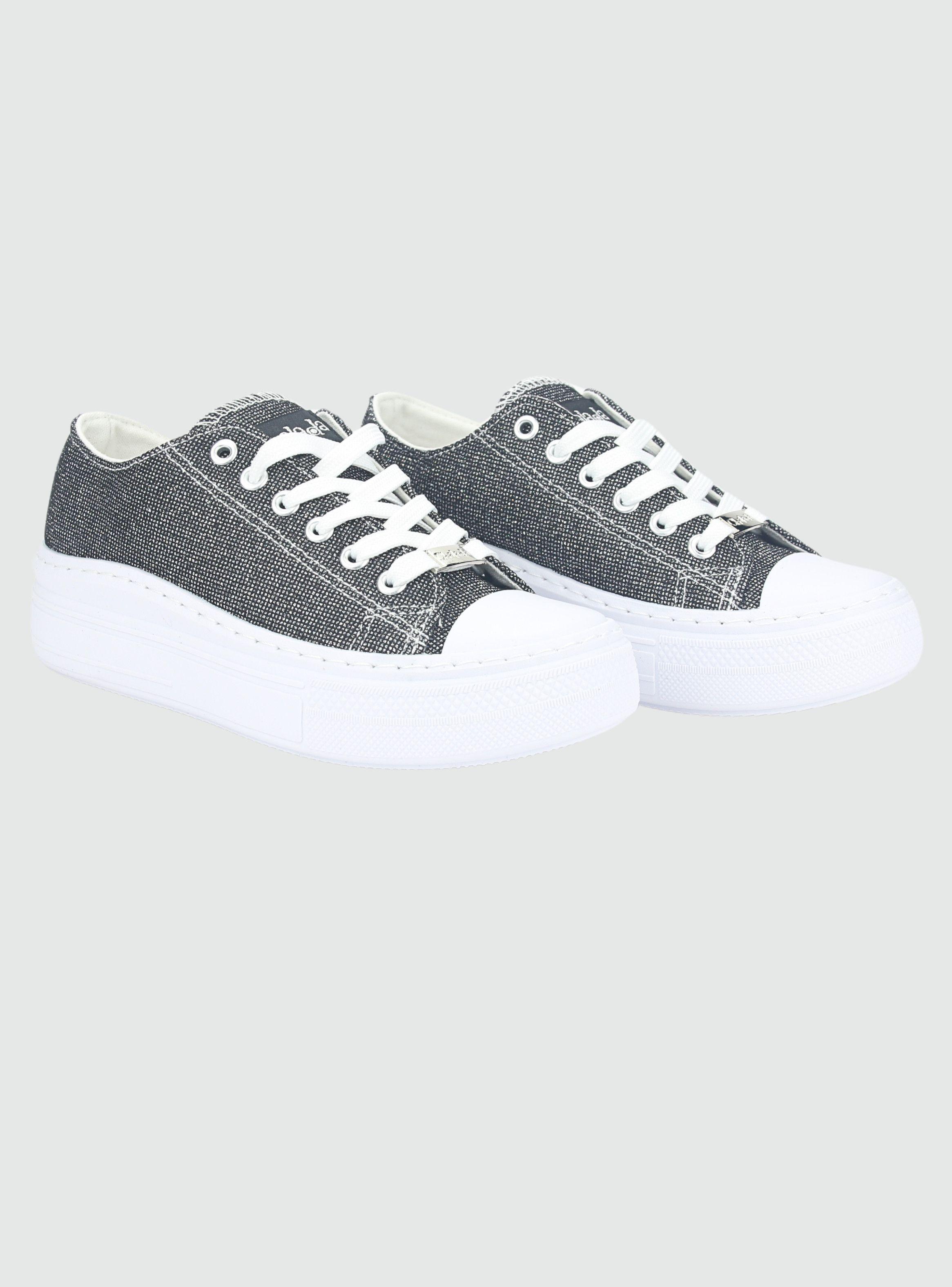 Zapatilla Chalada Mujer Clu-11 Negro Urbano-4