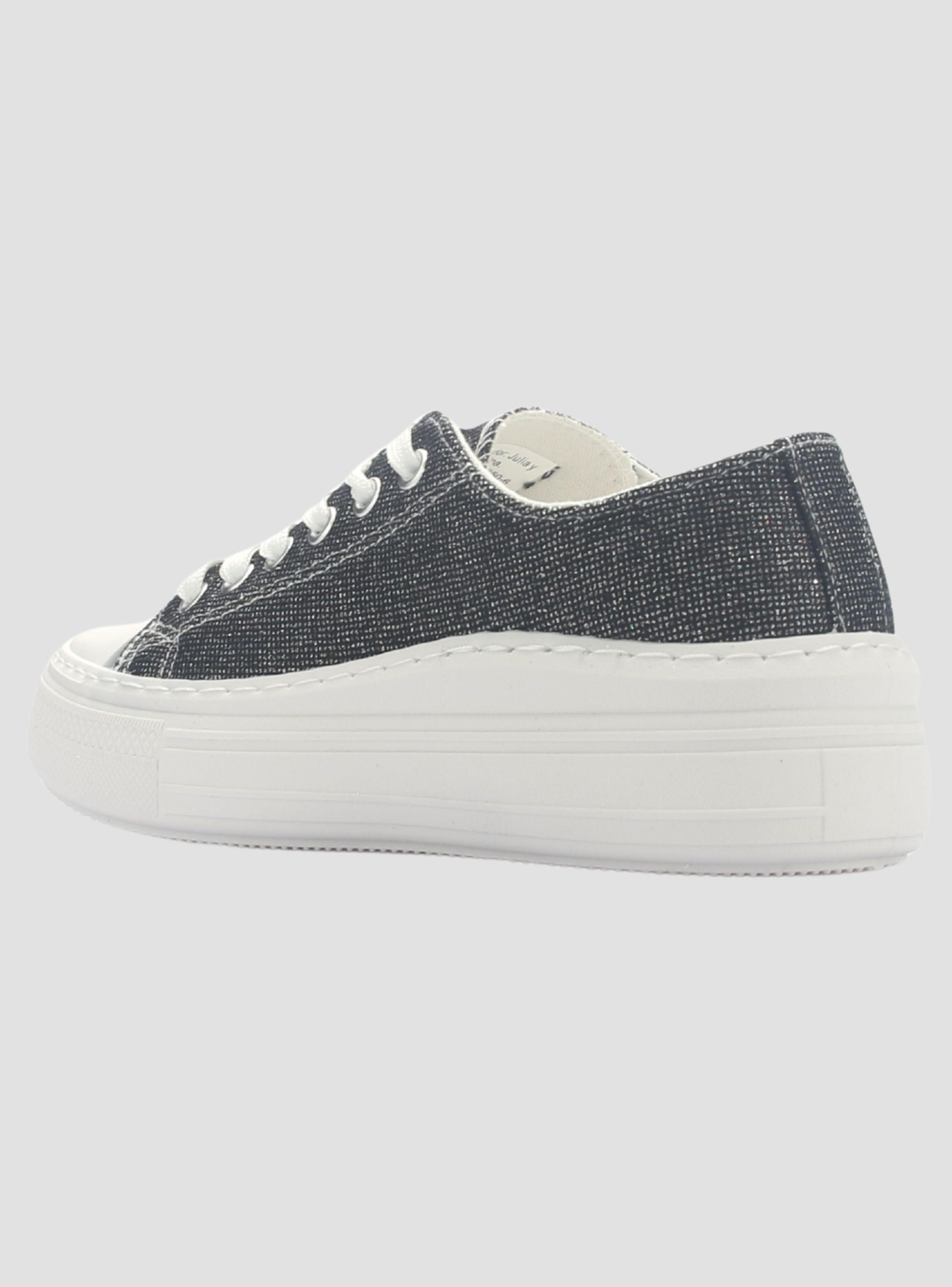 Zapatilla Chalada Mujer Clu-11 Negro Urbano-3
