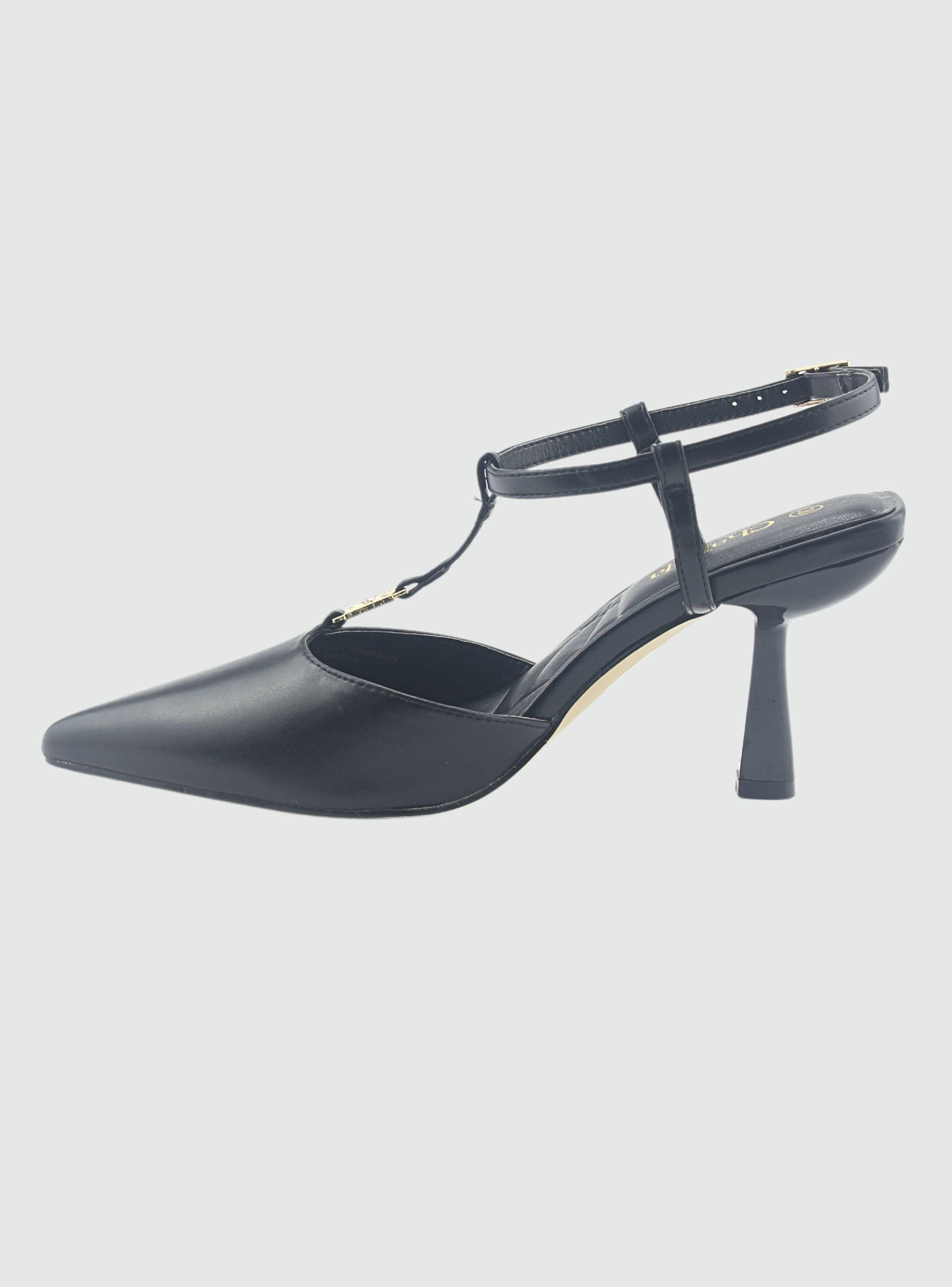 Zapato Negro de Mujer con Taco Rebi-2-1