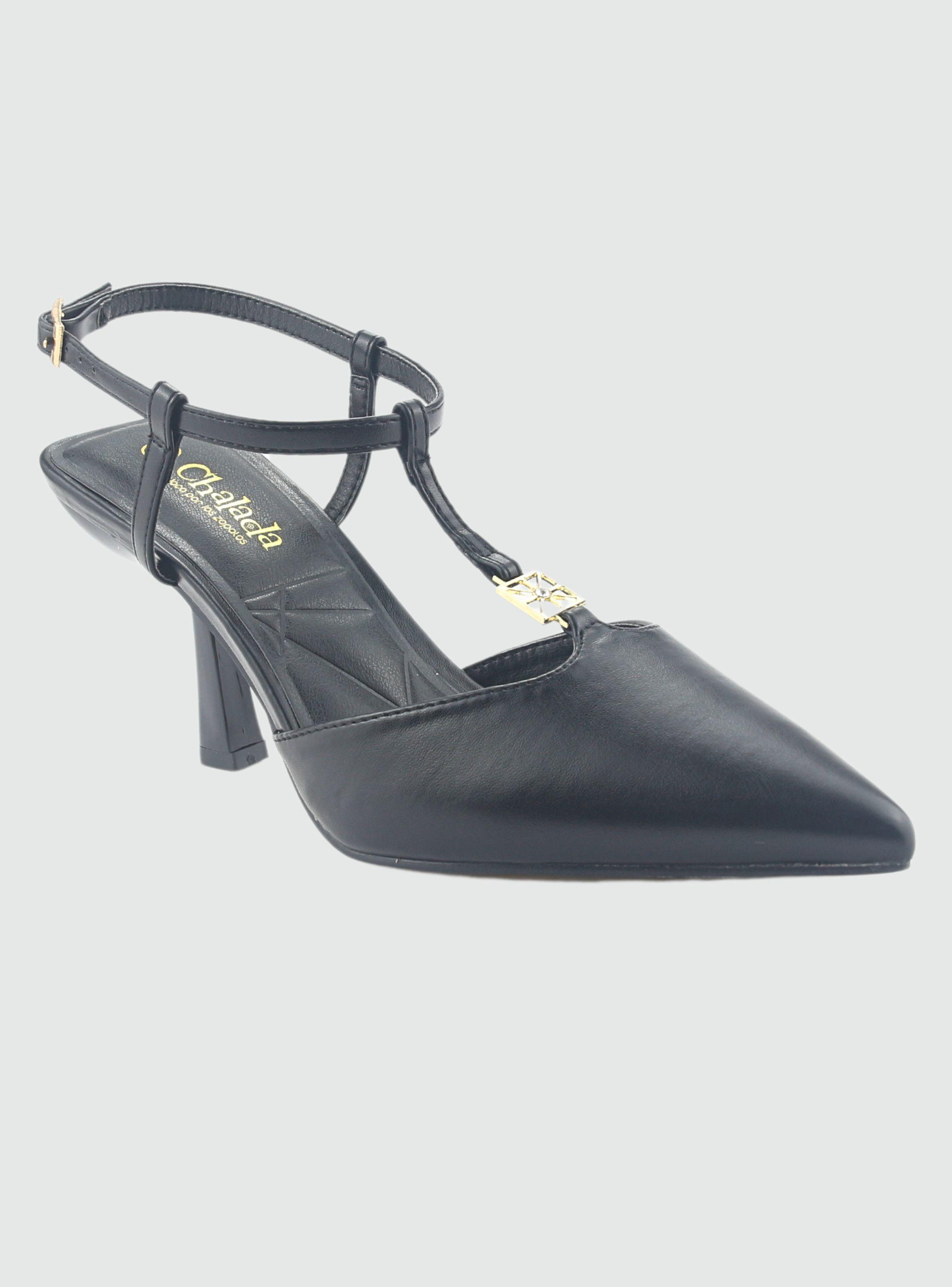 Zapato Negro de Mujer con Taco Rebi-2-2