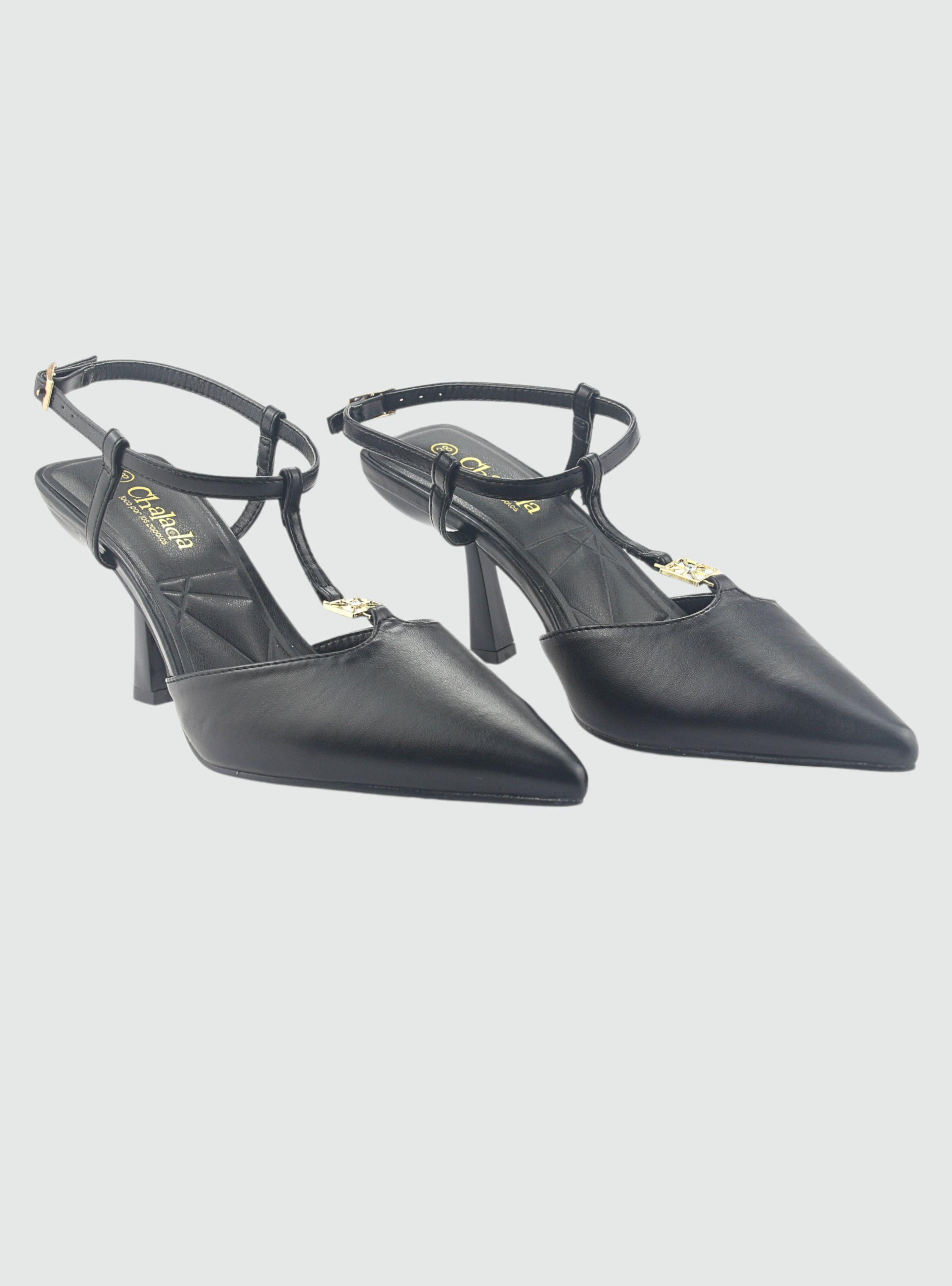 Zapato Negro de Mujer con Taco Rebi-2-4