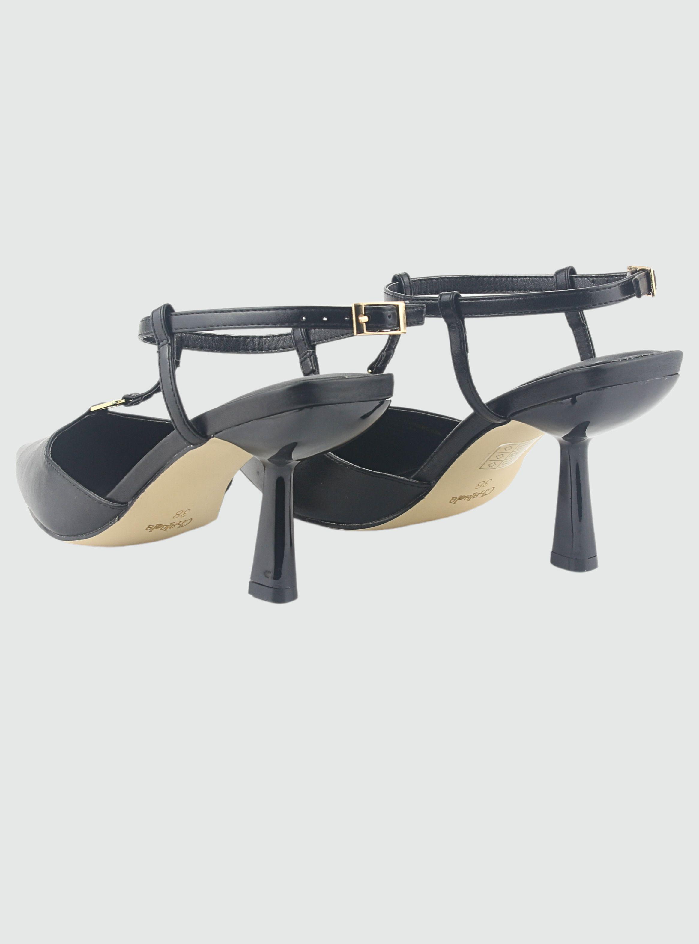 Zapato Negro de Mujer con Taco Rebi-2-5