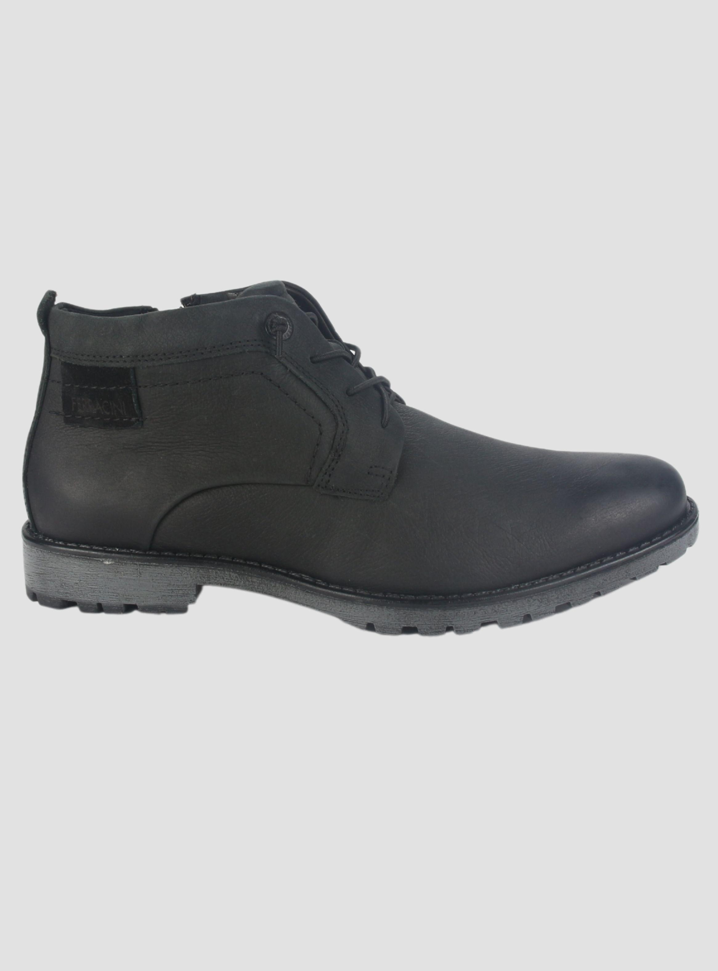 Botin Ferracini Hombre 9949 Cross Negro Casual-0