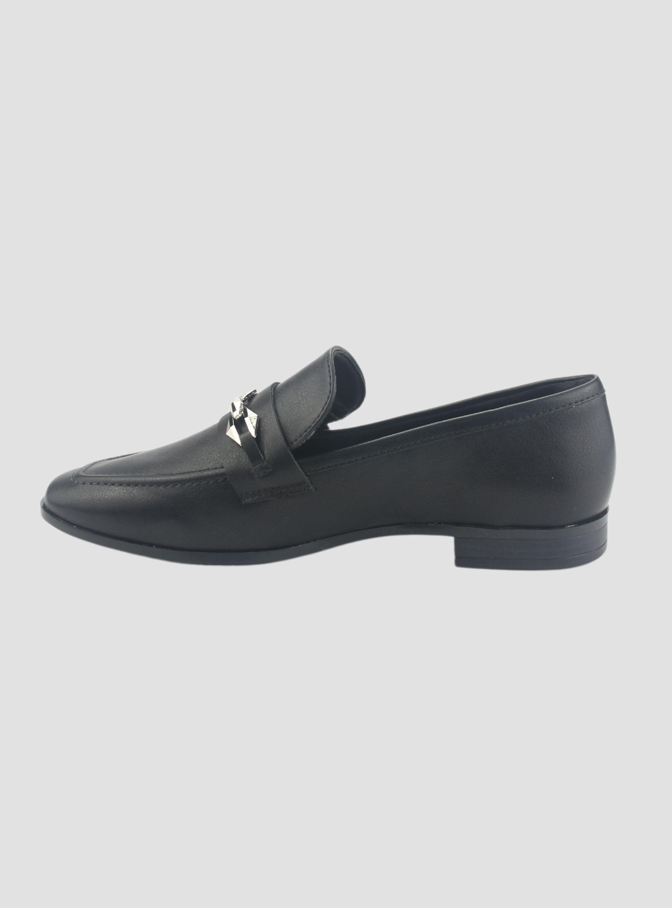 Zapato Via Marte Mujer 075-007-01 Negro Casual-1