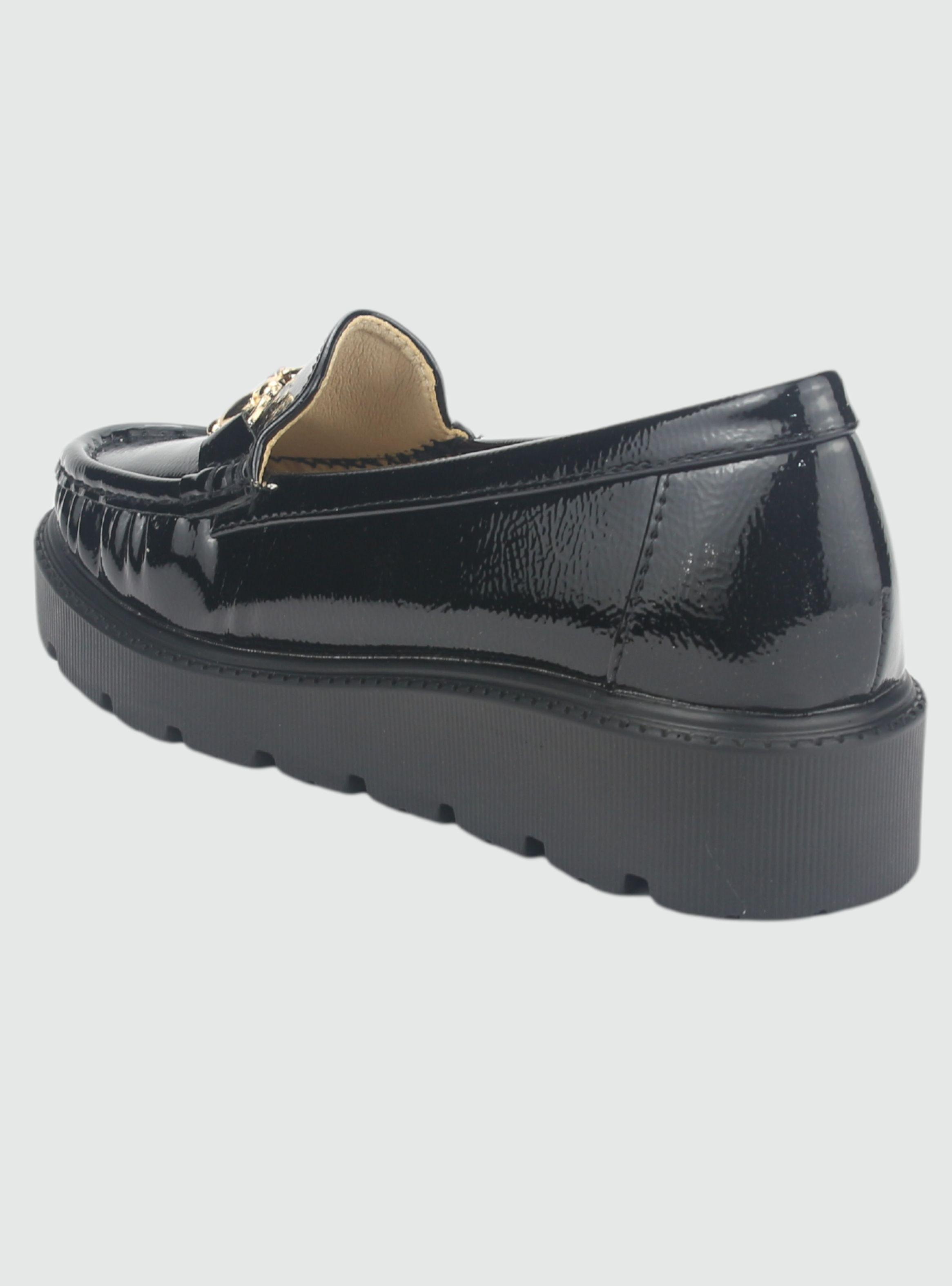 Mocasin Chalada Mujer Gran-20 Negro Casual-3