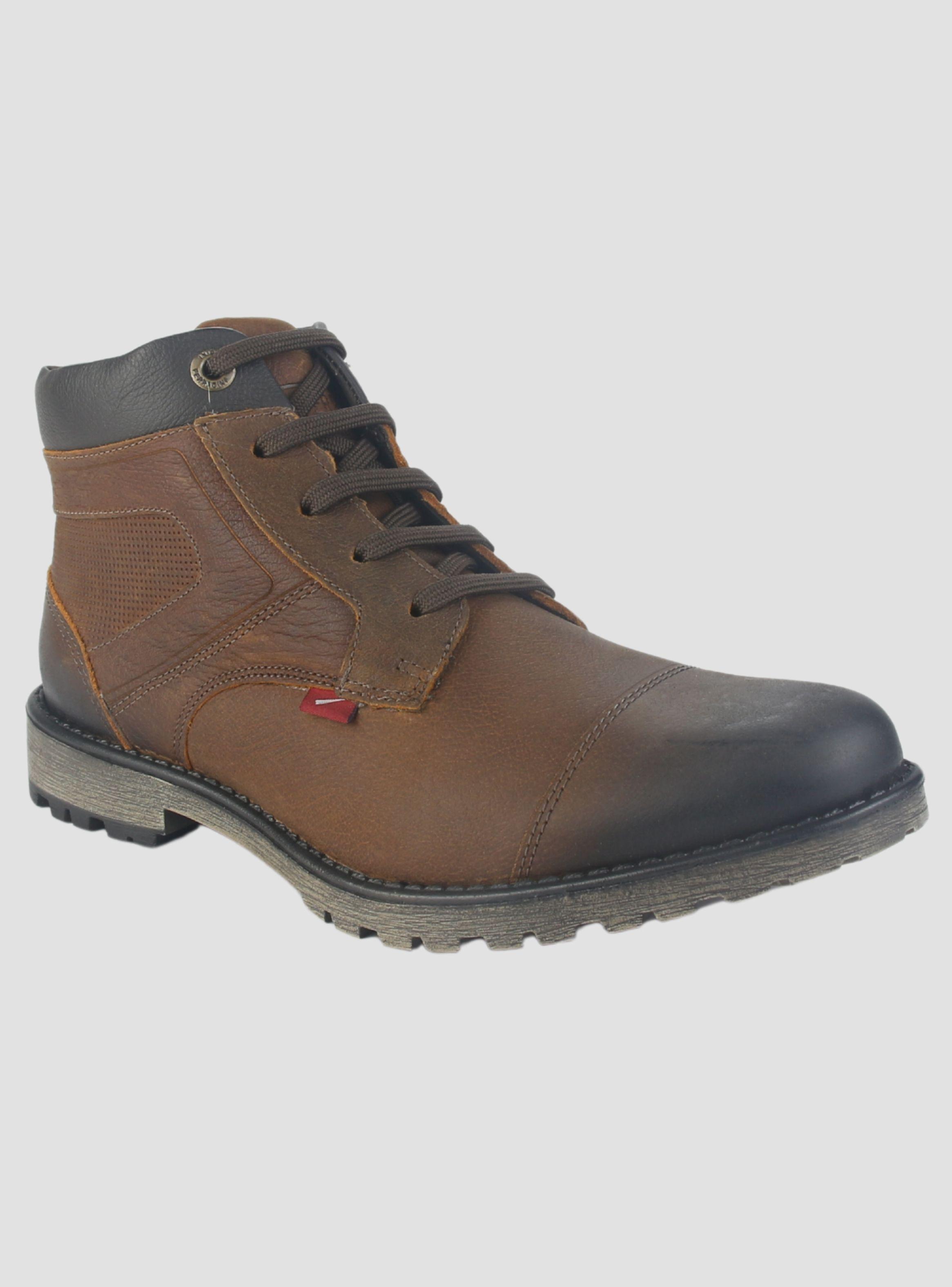 Botin Ferracini Hombre 9948 Cross Café Casual-2