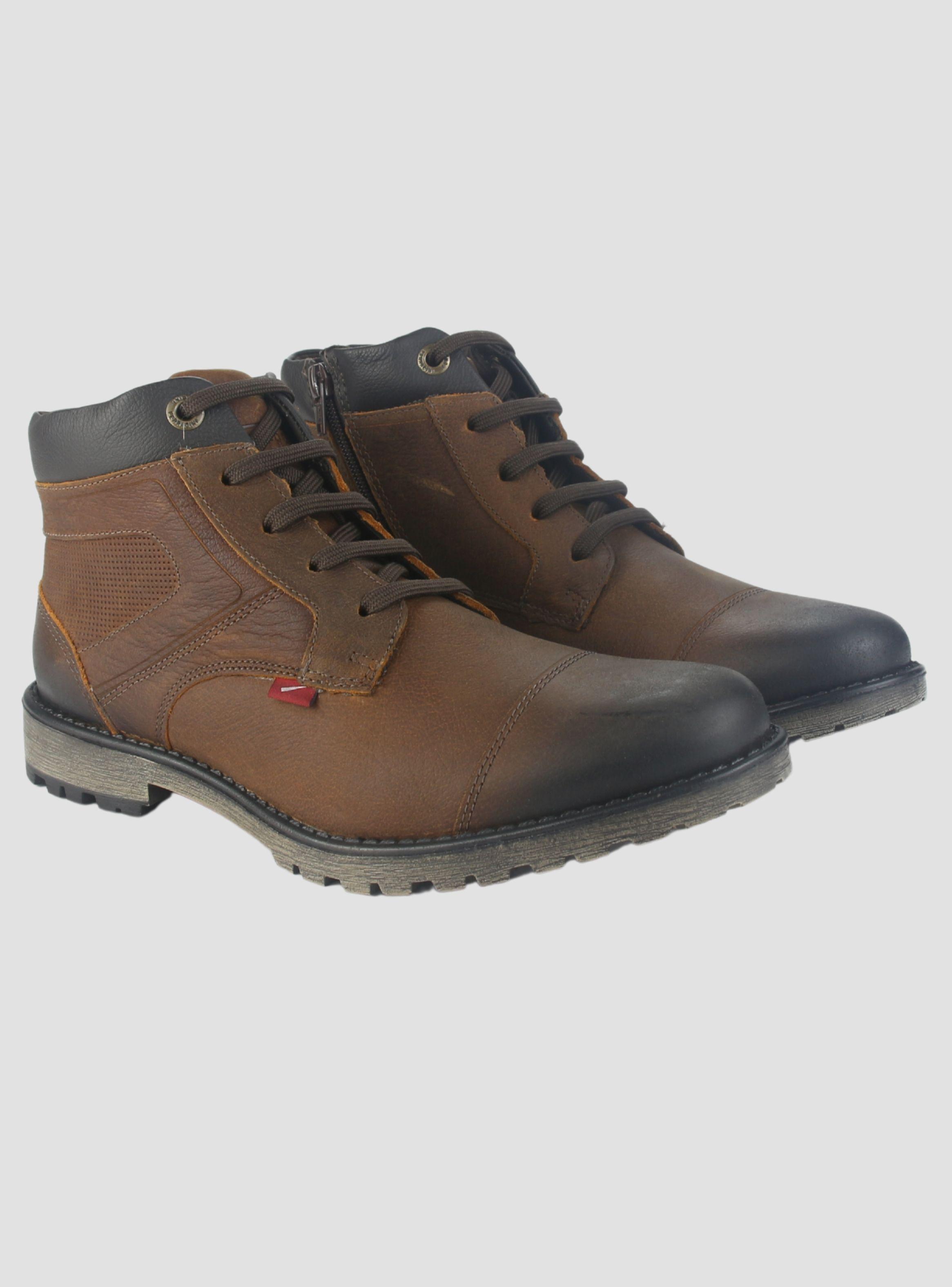 Botin Ferracini Hombre 9948 Cross Café Casual-4