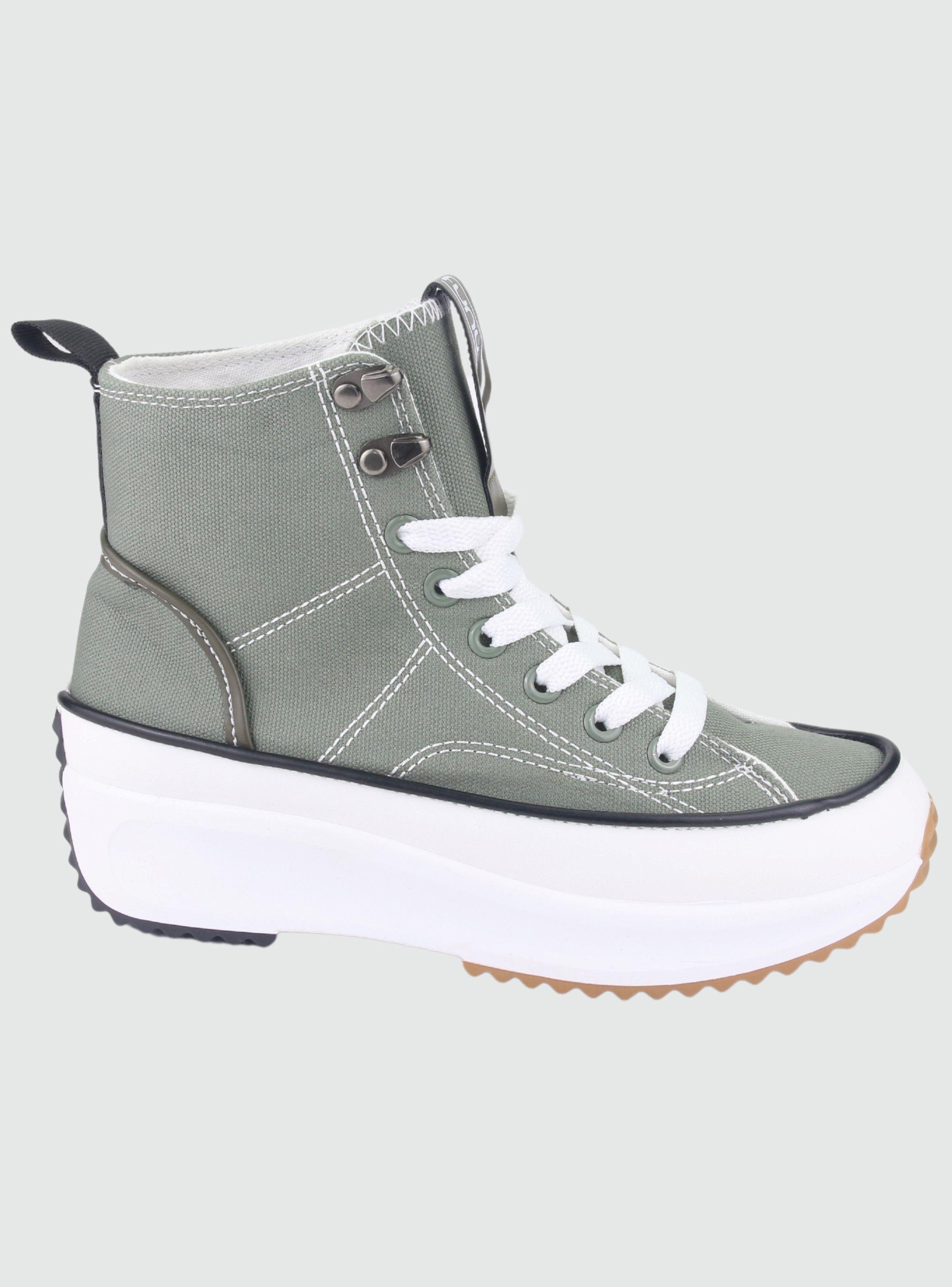 Zapatilla Funway Mujer Biggerh-3 Verde Urbano-0