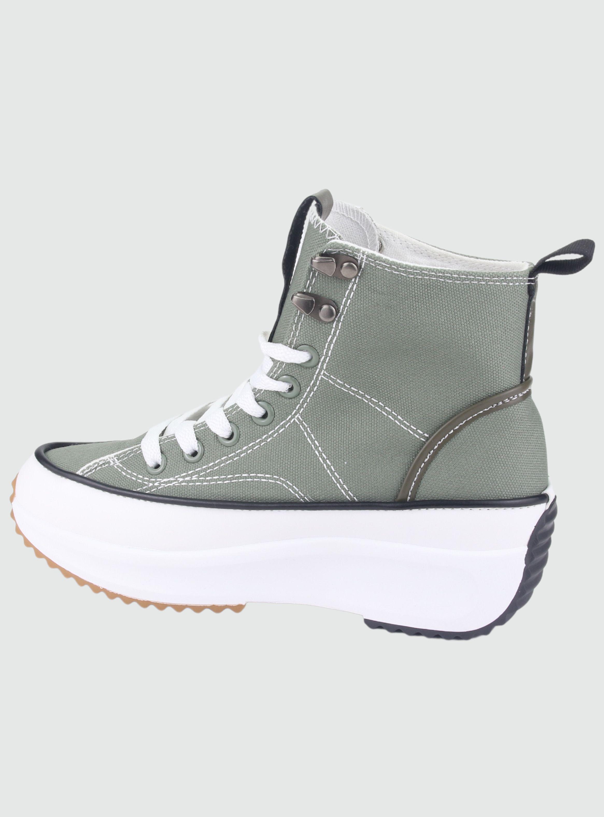 Zapatilla Funway Mujer Biggerh-3 Verde Urbano-1