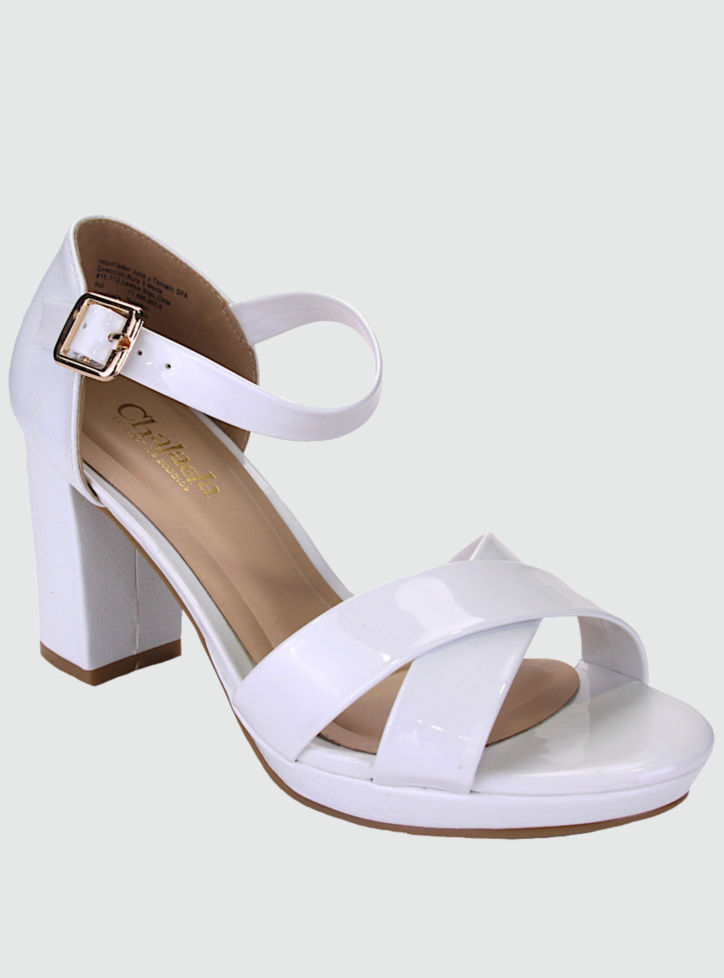 Sandalia Chalada Mujer Vitto-2 Blanco Casual-0