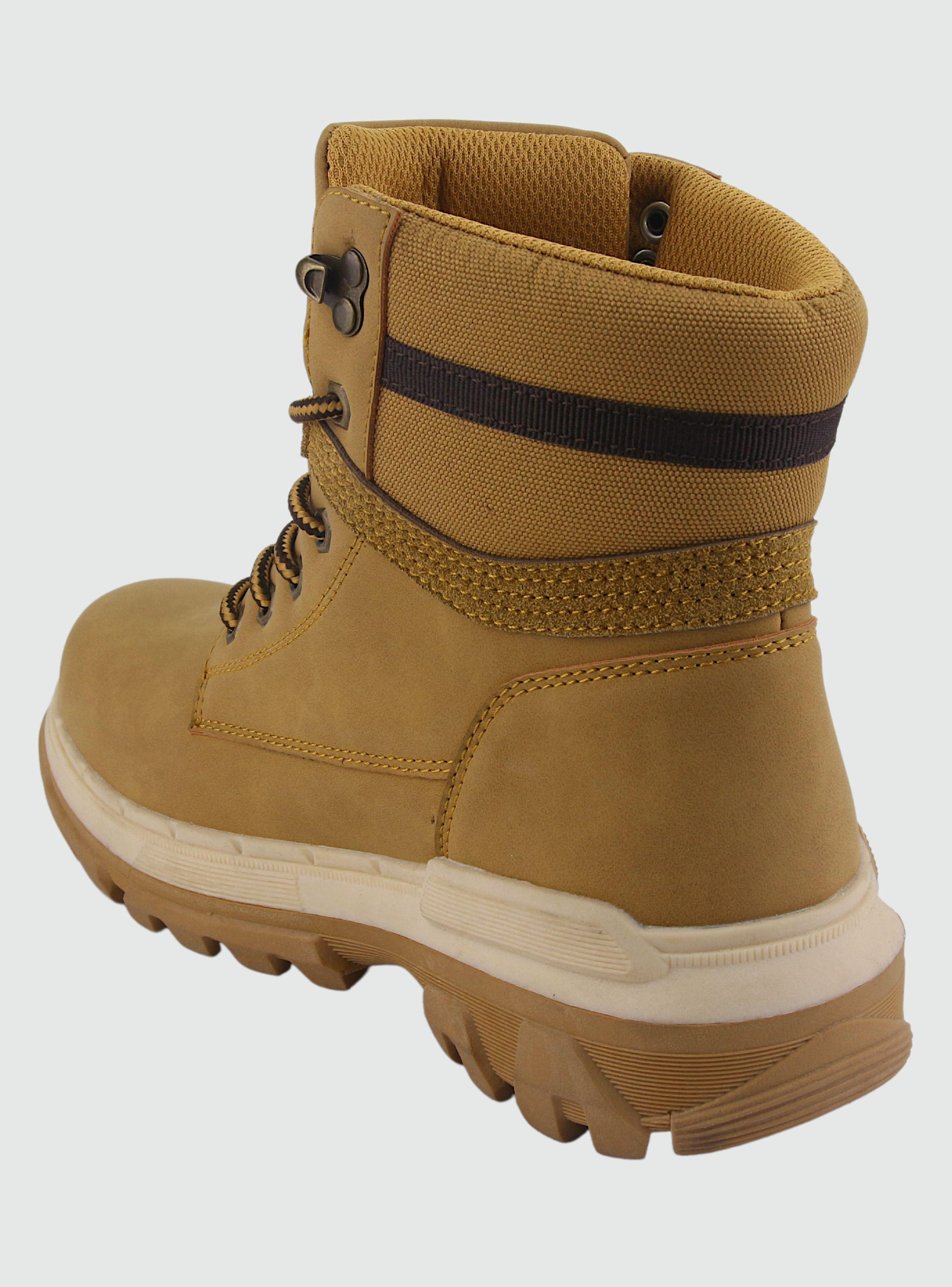 Botin Funway Mujer Drew-1 Camel Casual-3