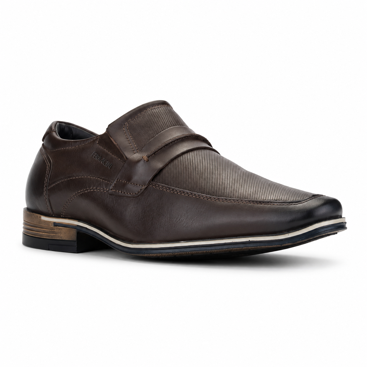 Zapato Café Hombre Casual Ferracini Munique 3362-2