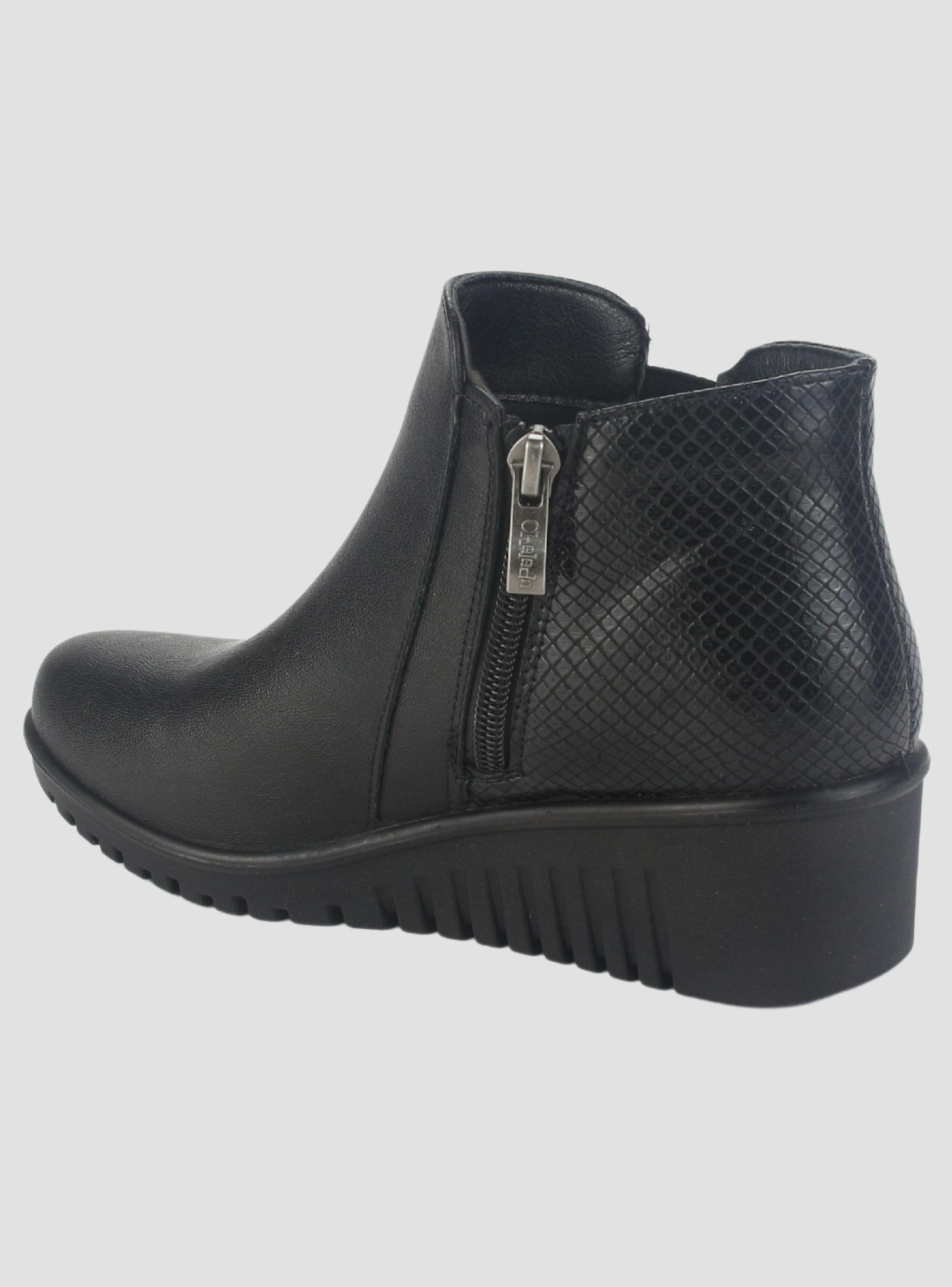 Botin Chalada Mujer Lili-1 Negro Casual-3