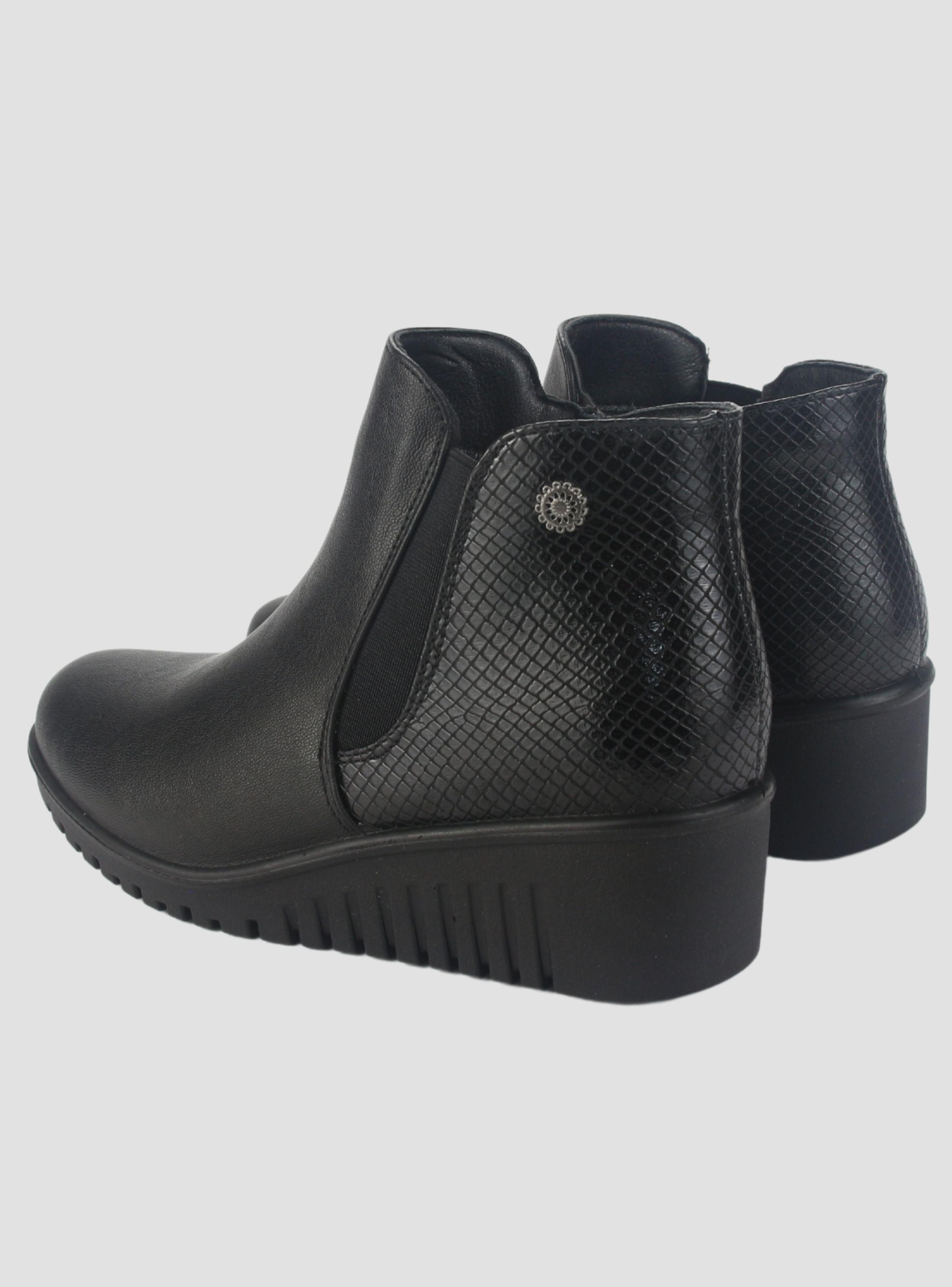 Botin Chalada Mujer Lili-1 Negro Casual-5