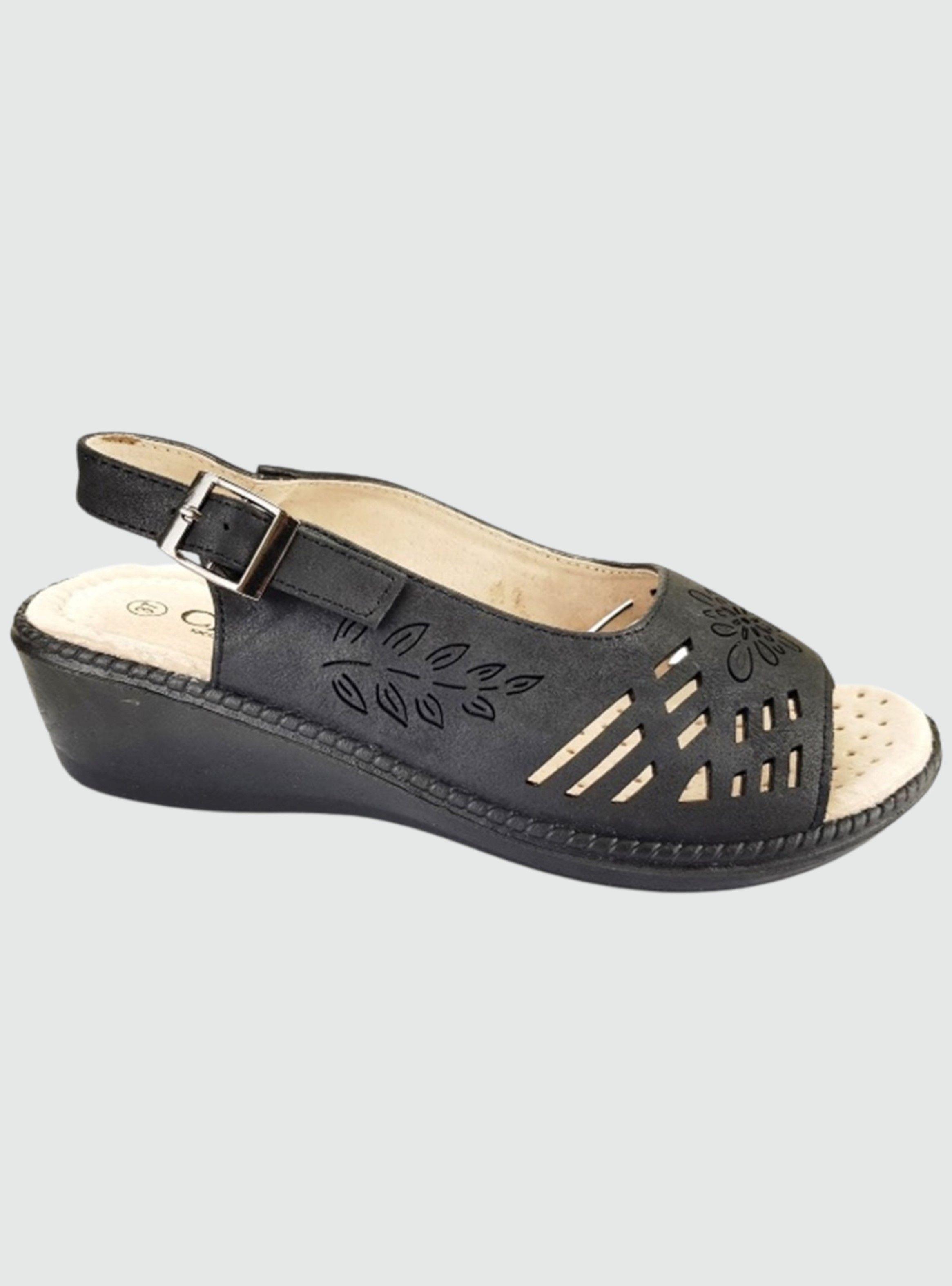 Sandalia Chalada Mujer Lupe-3 Negro Comfort-0
